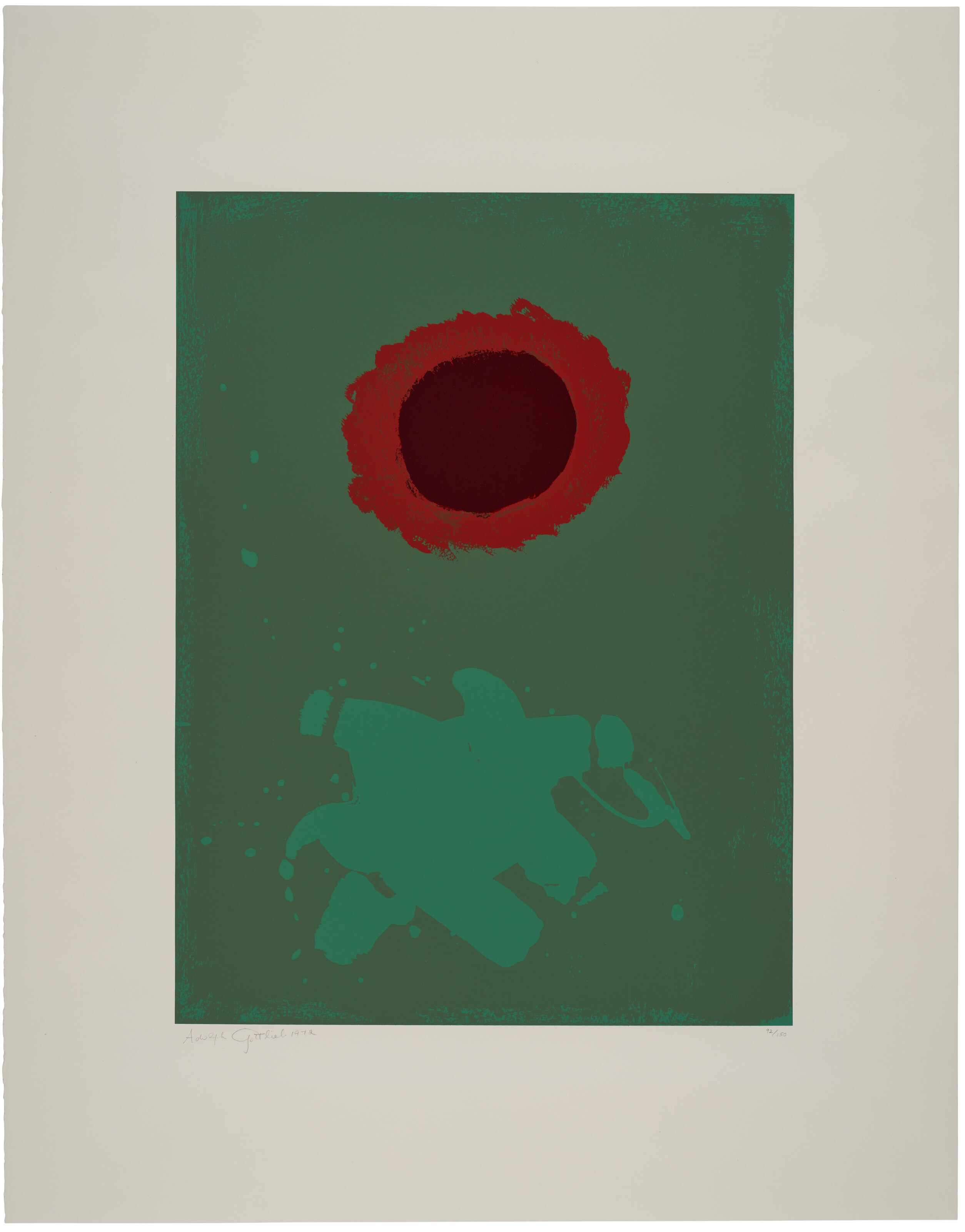 Adolph Gottlieb — Хромированный Зеленый
