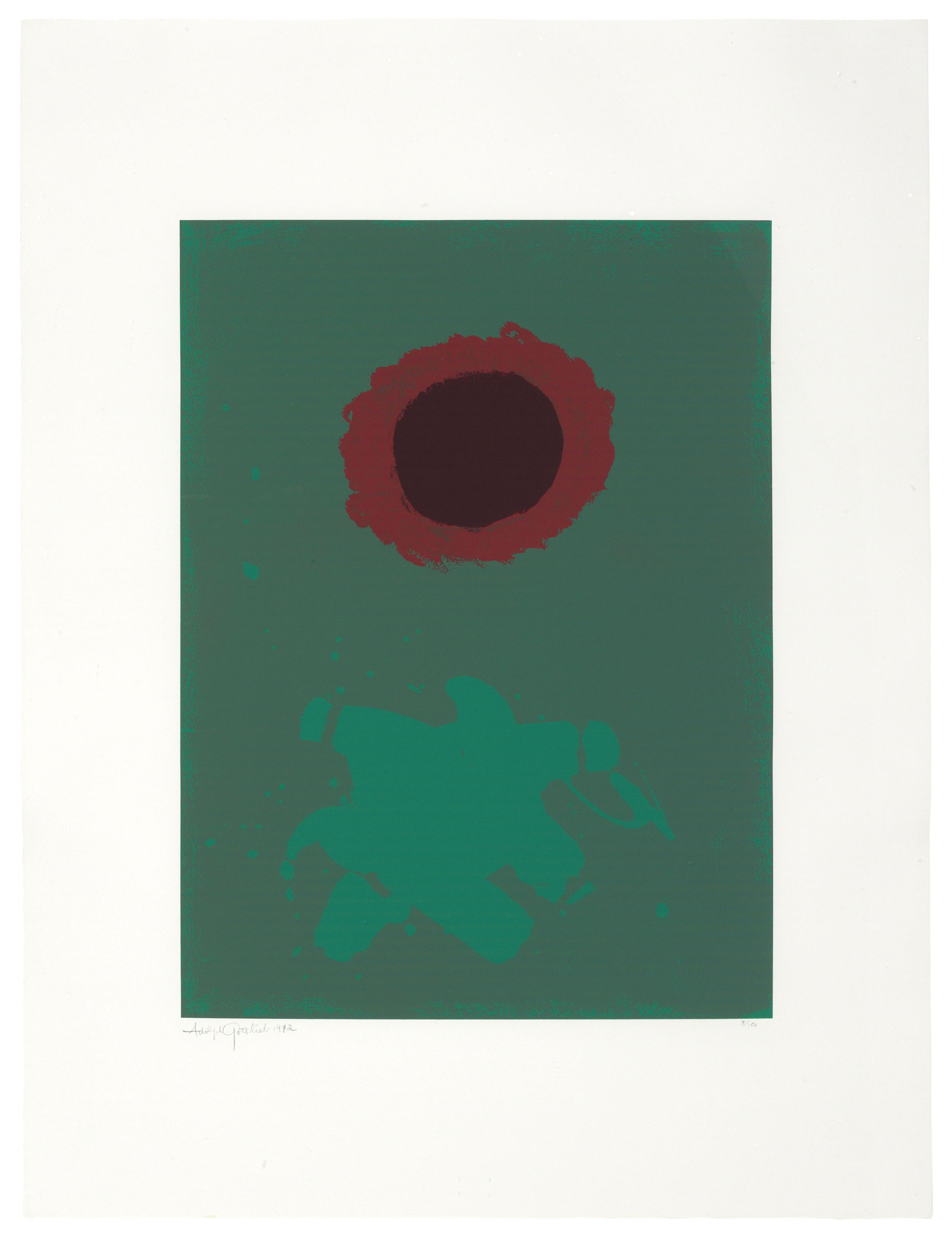 Adolph Gottlieb — Хромированный Зеленый