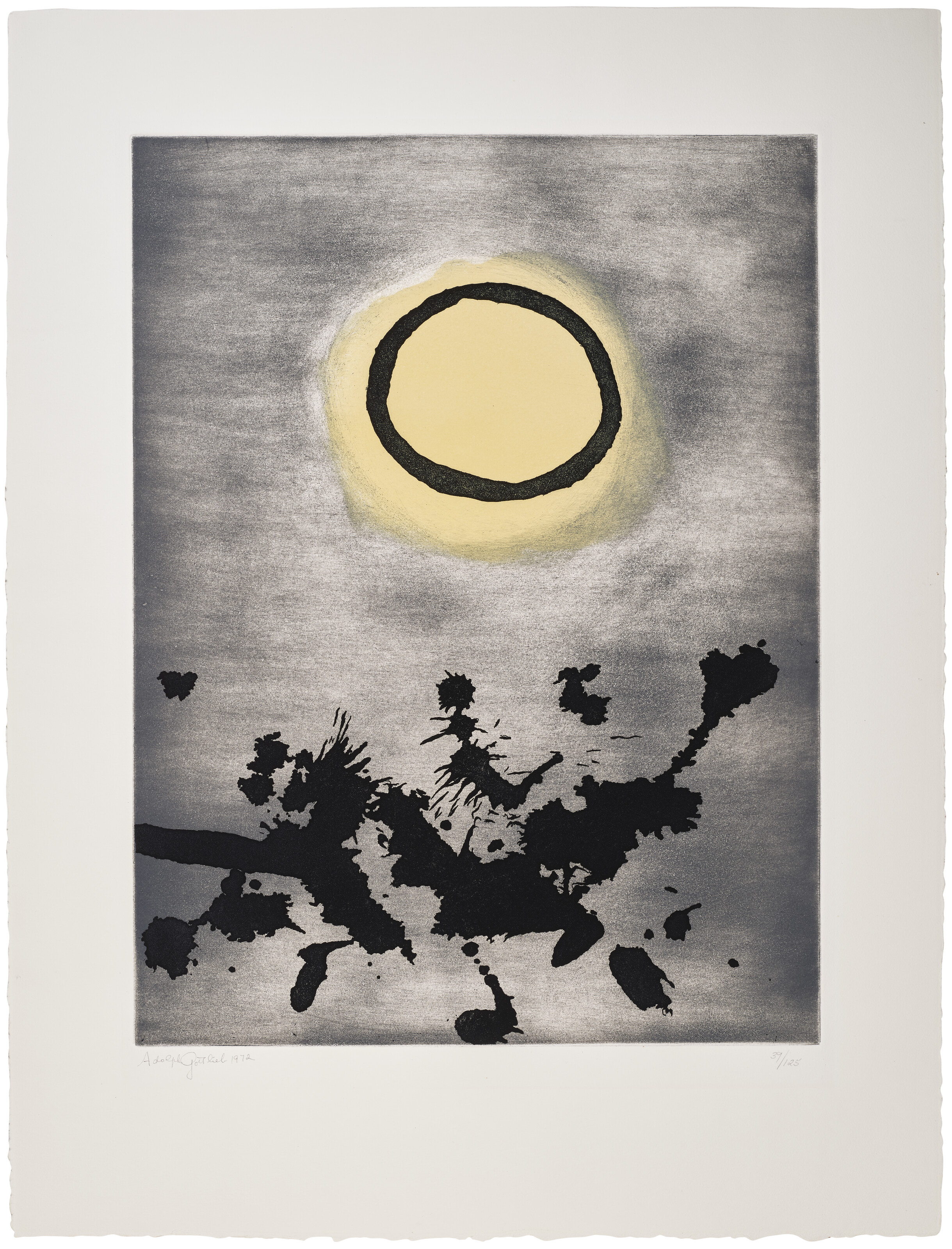 Adolph Gottlieb — Без названия, с гравюр для Phoenix House