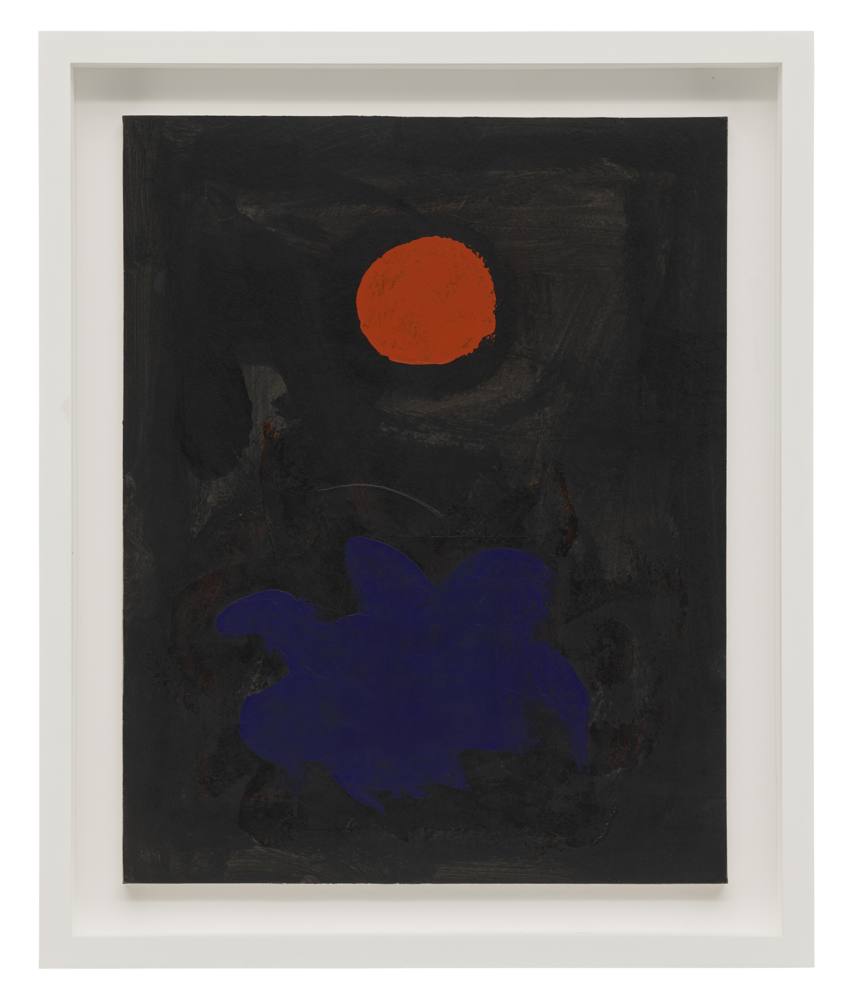 Adolph Gottlieb — Синее на черном, изображение 2