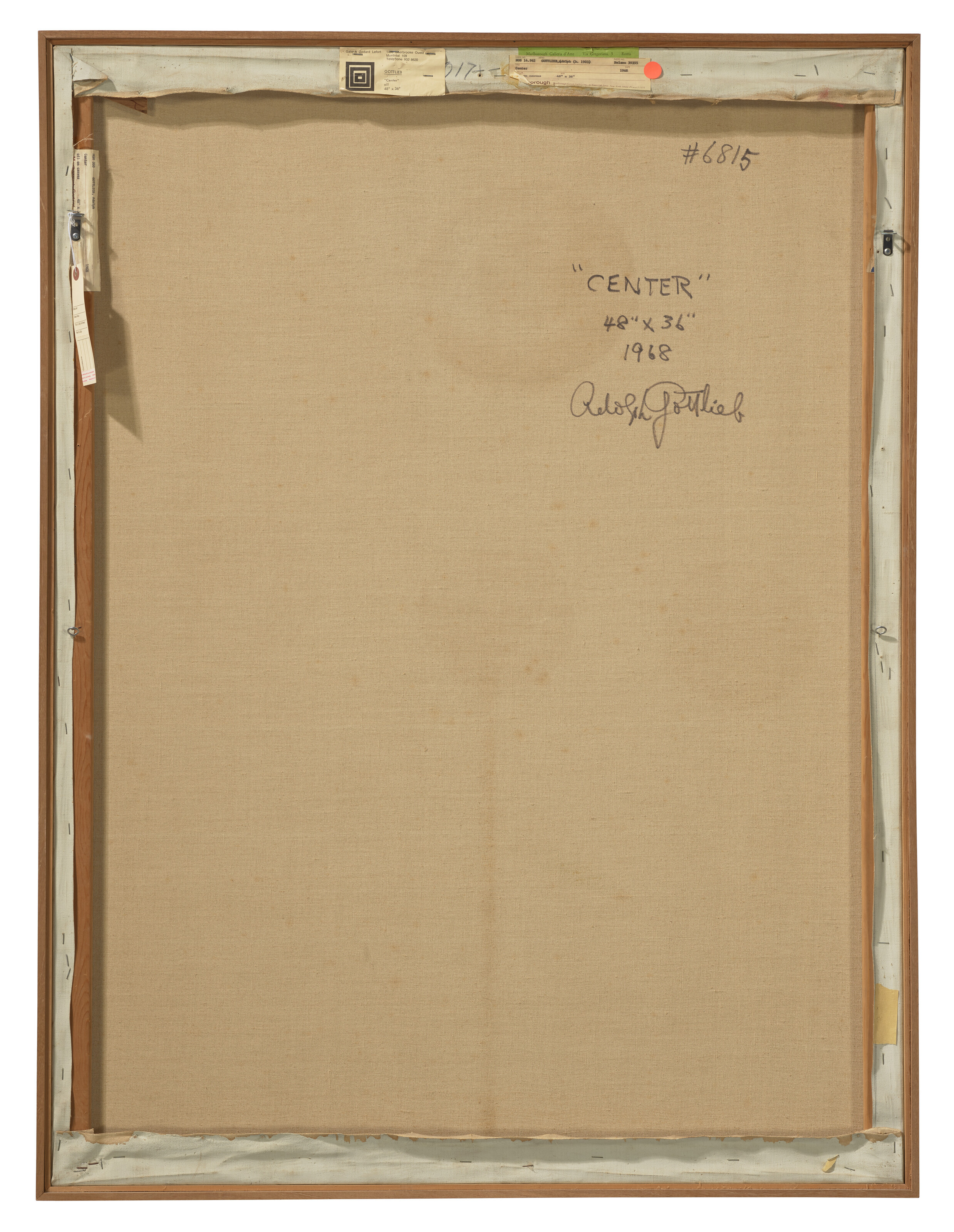 Adolph Gottlieb — Центр, изображение 3