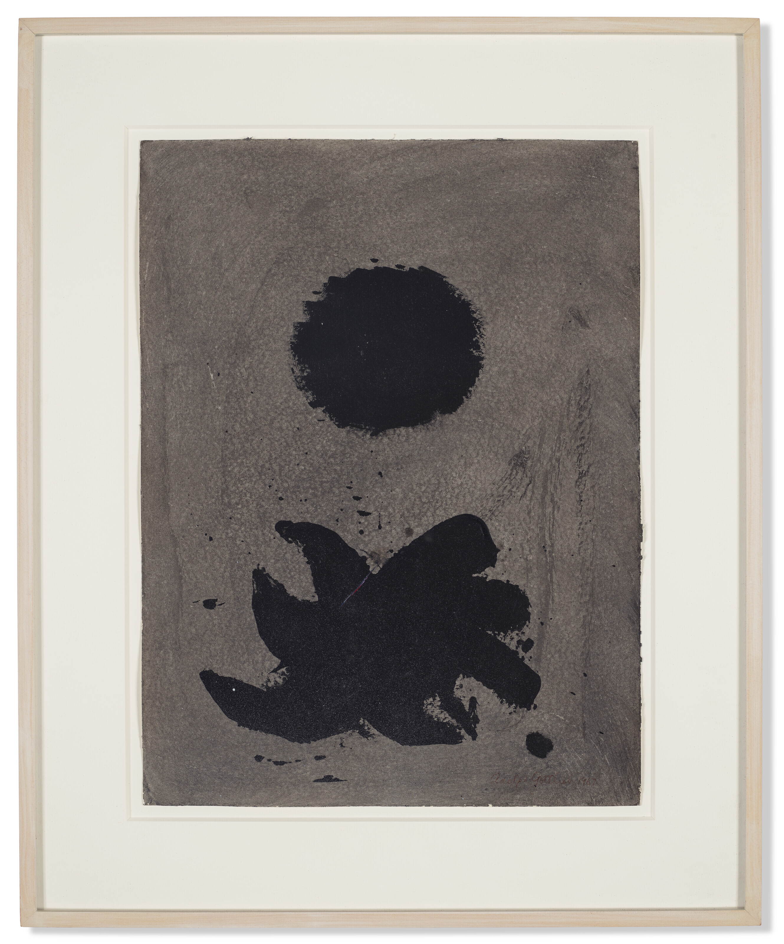 Adolph Gottlieb — Черный и серый, изображение 2