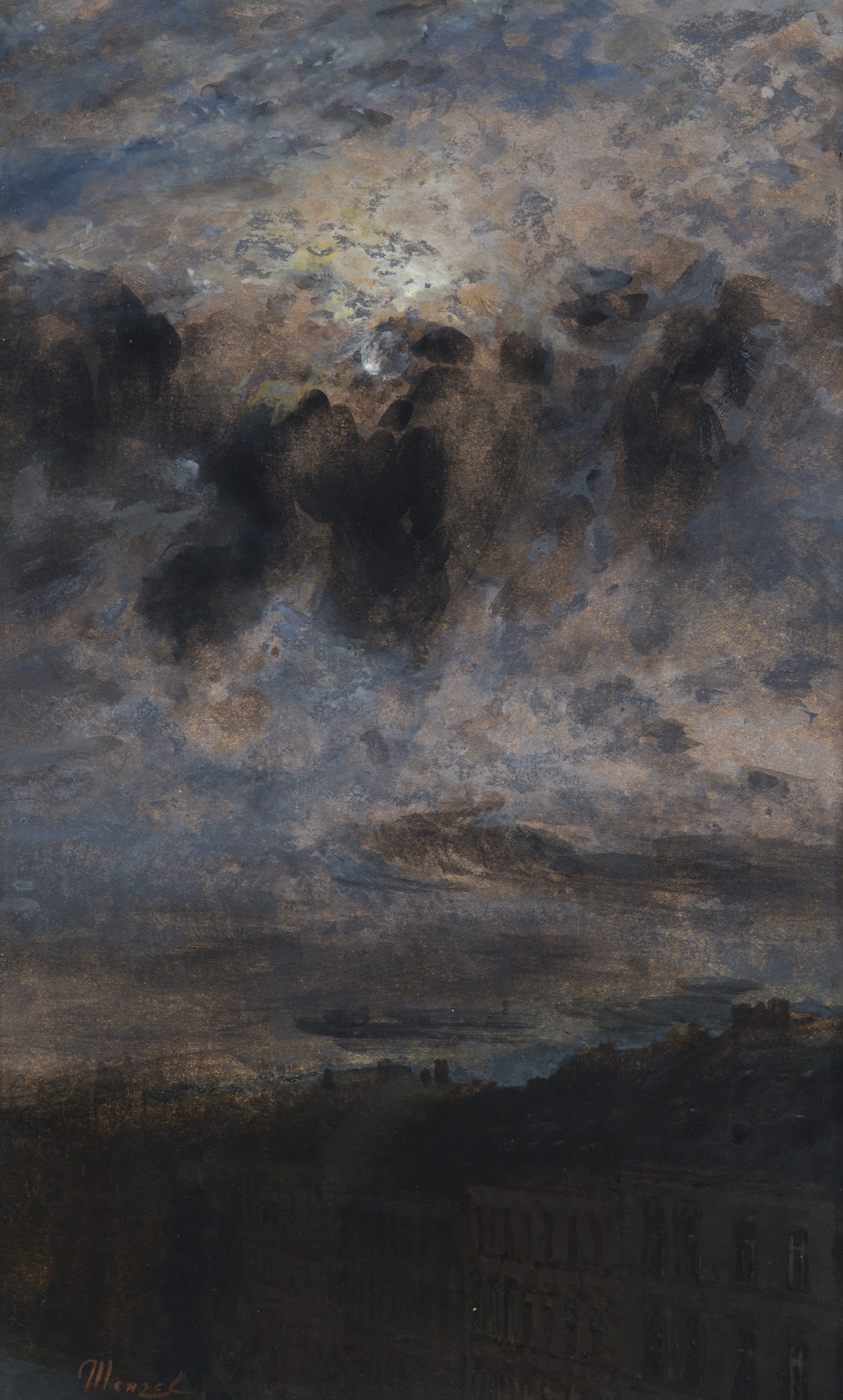 Adolph von Menzel — Великий город в глубине Берлина