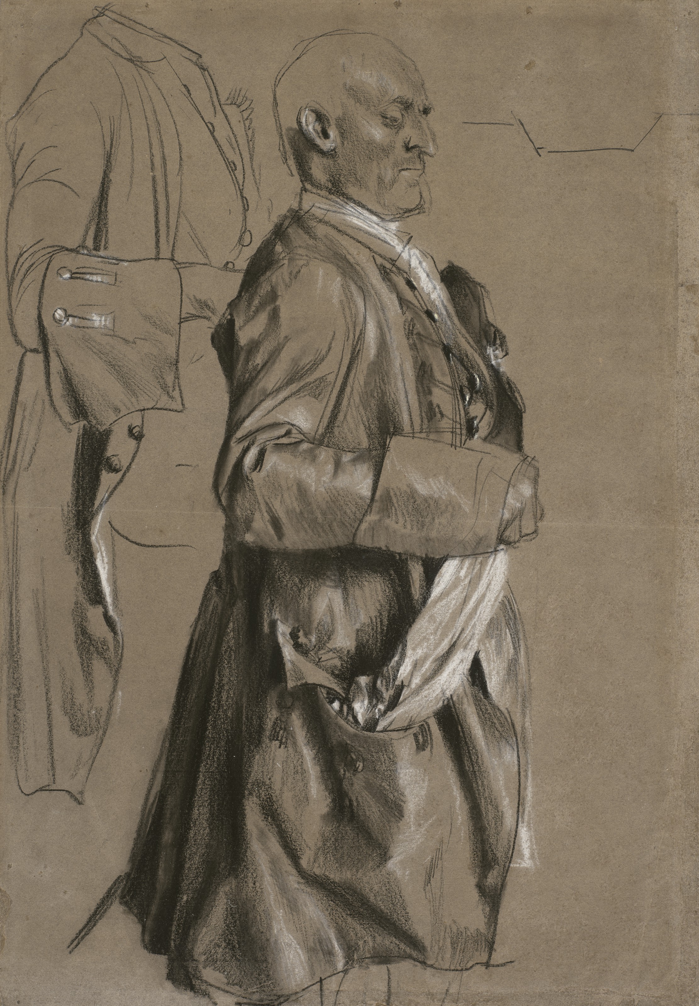 Adolph von Menzel — Студия для флоренконцерта Фридриха II в Сан-Суси'
