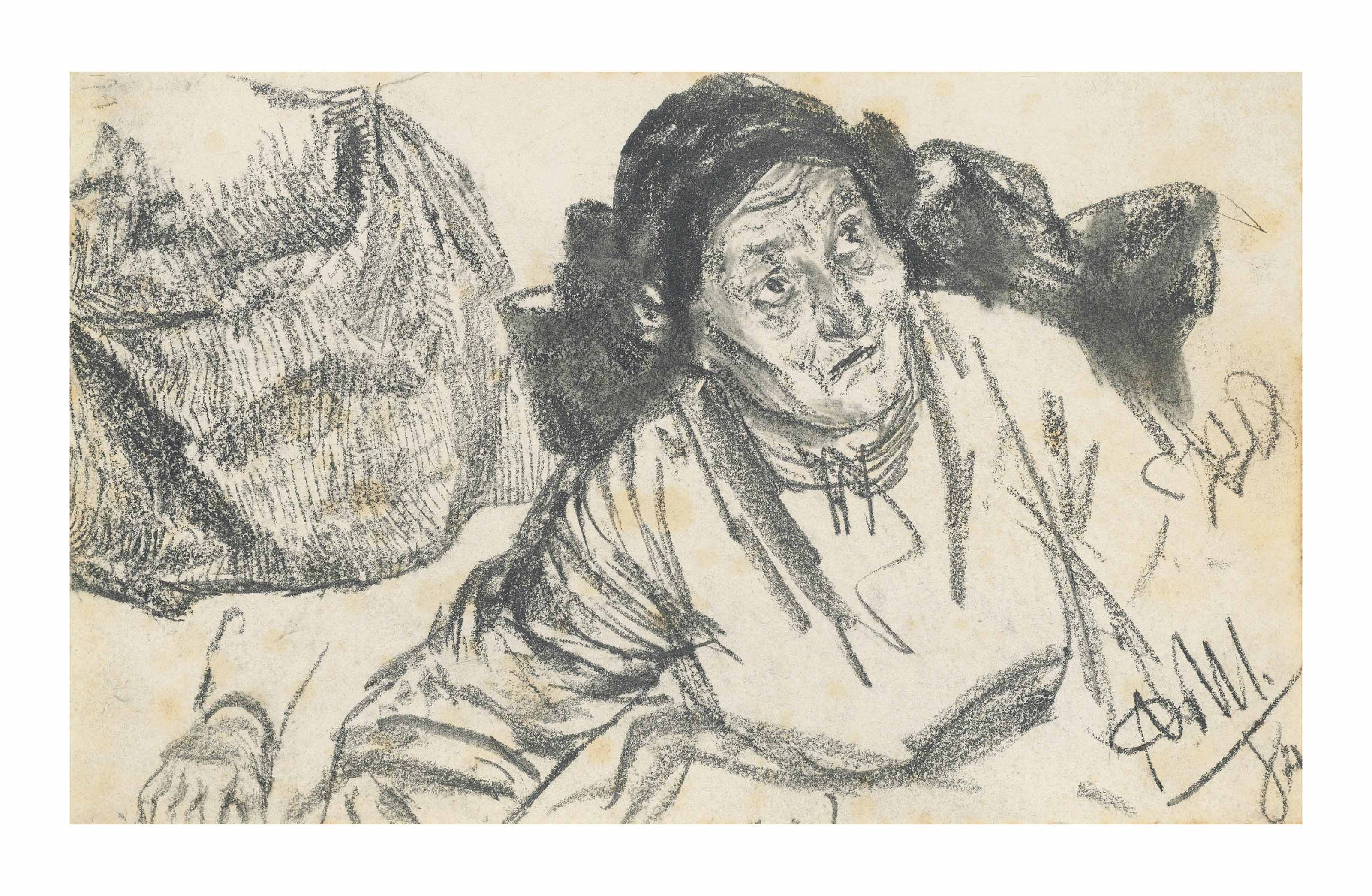 Adolph von Menzel — Рядом с фрау мит Фейерхольц, Шизе.