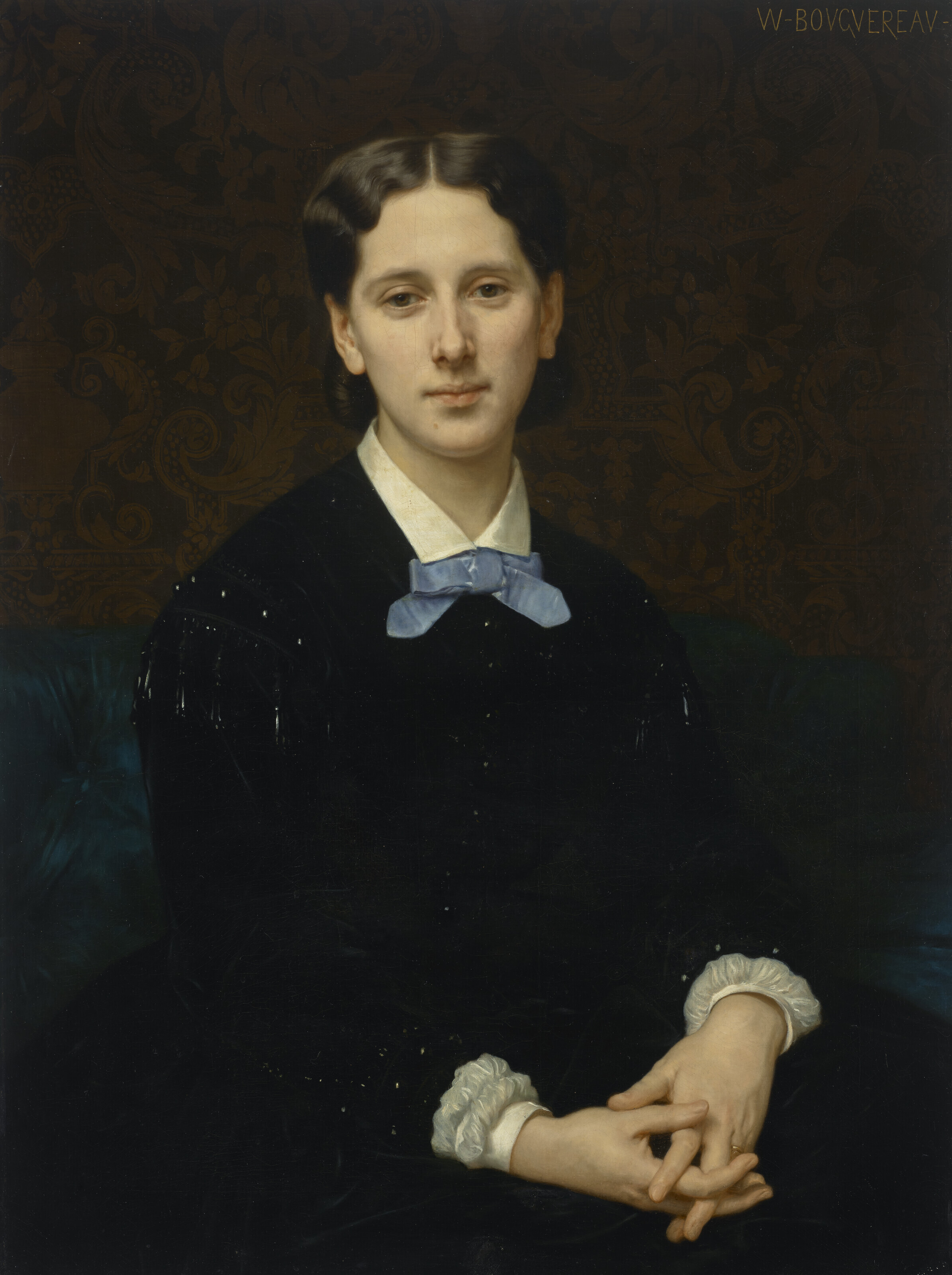 Adolphe William Bouguereau — Портрет мадам Хоскье, изображение 1