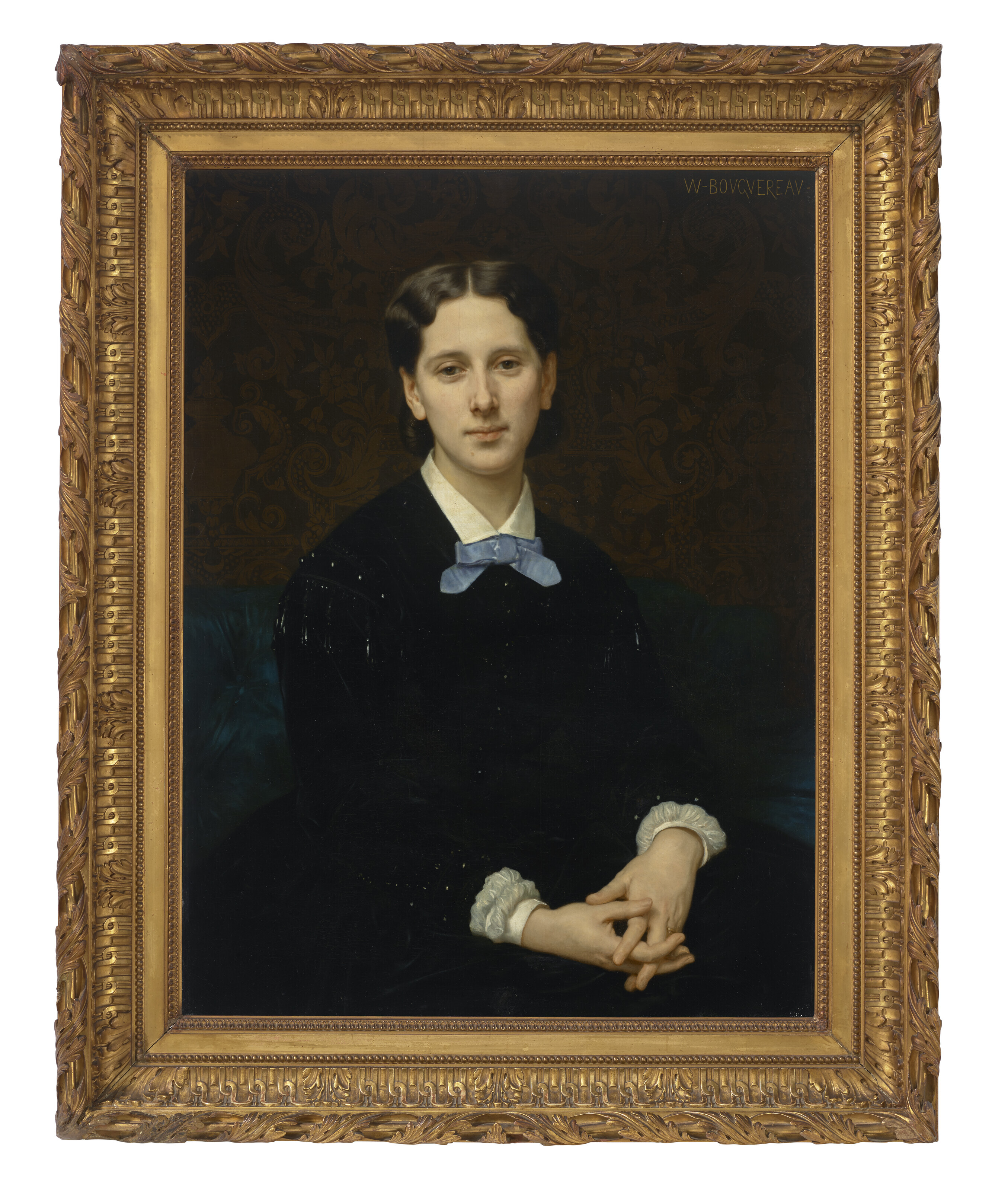 Adolphe William Bouguereau — Портрет мадам Хоскье, изображение 2