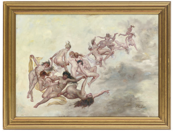 Adolphe William Bouguereau — Оргия в облаках