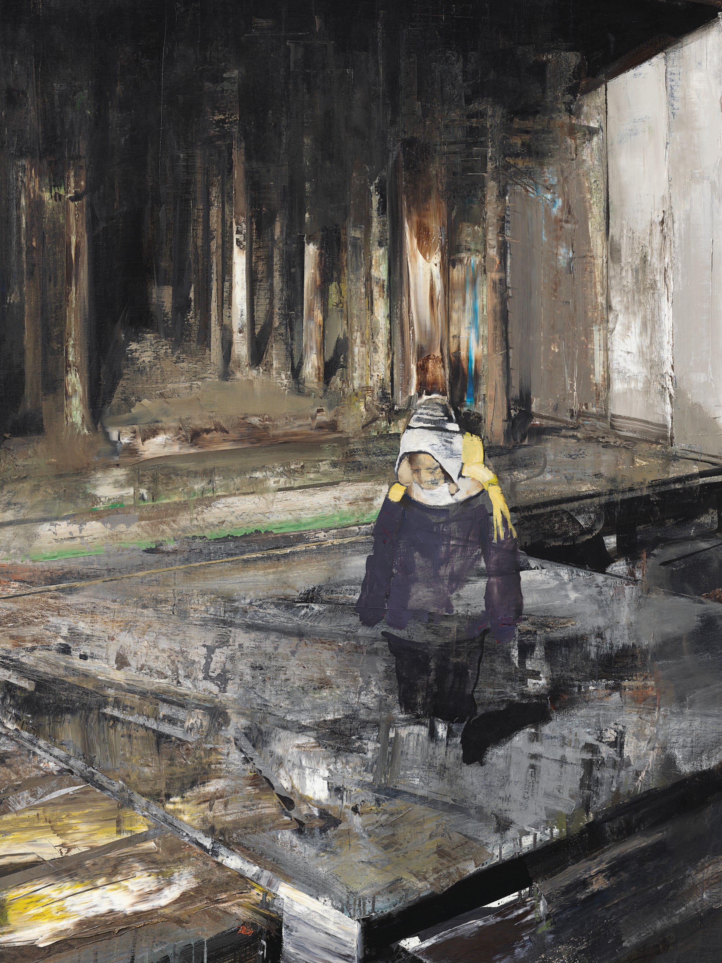 Adrian Ghenie — Малышка в лесу, изображение 2