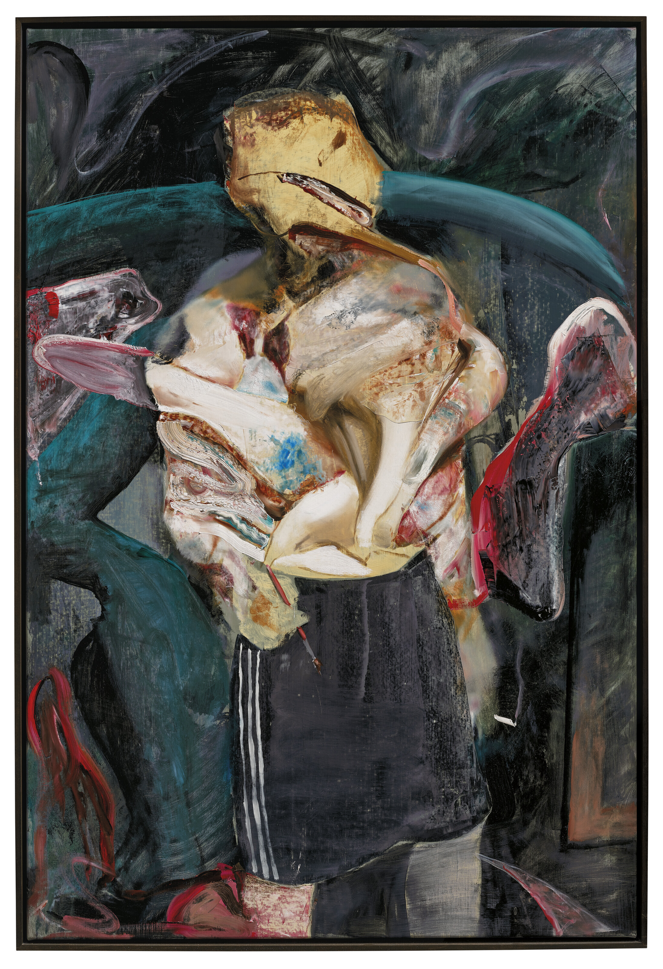 Adrian Ghenie — Автопортрет с маской животного, изображение 2
