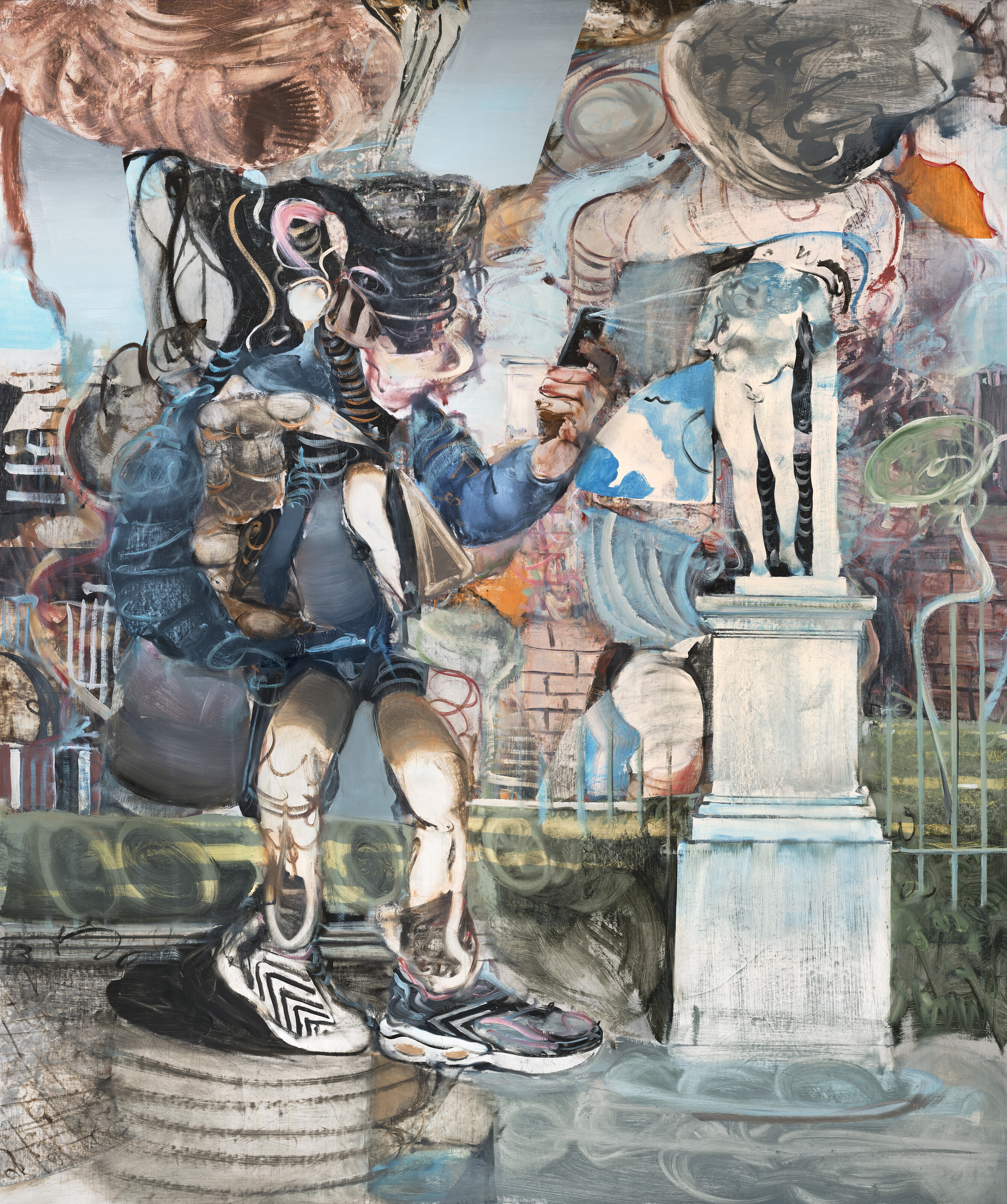 Adrian Ghenie — Автопортрет на вилле Боргезе