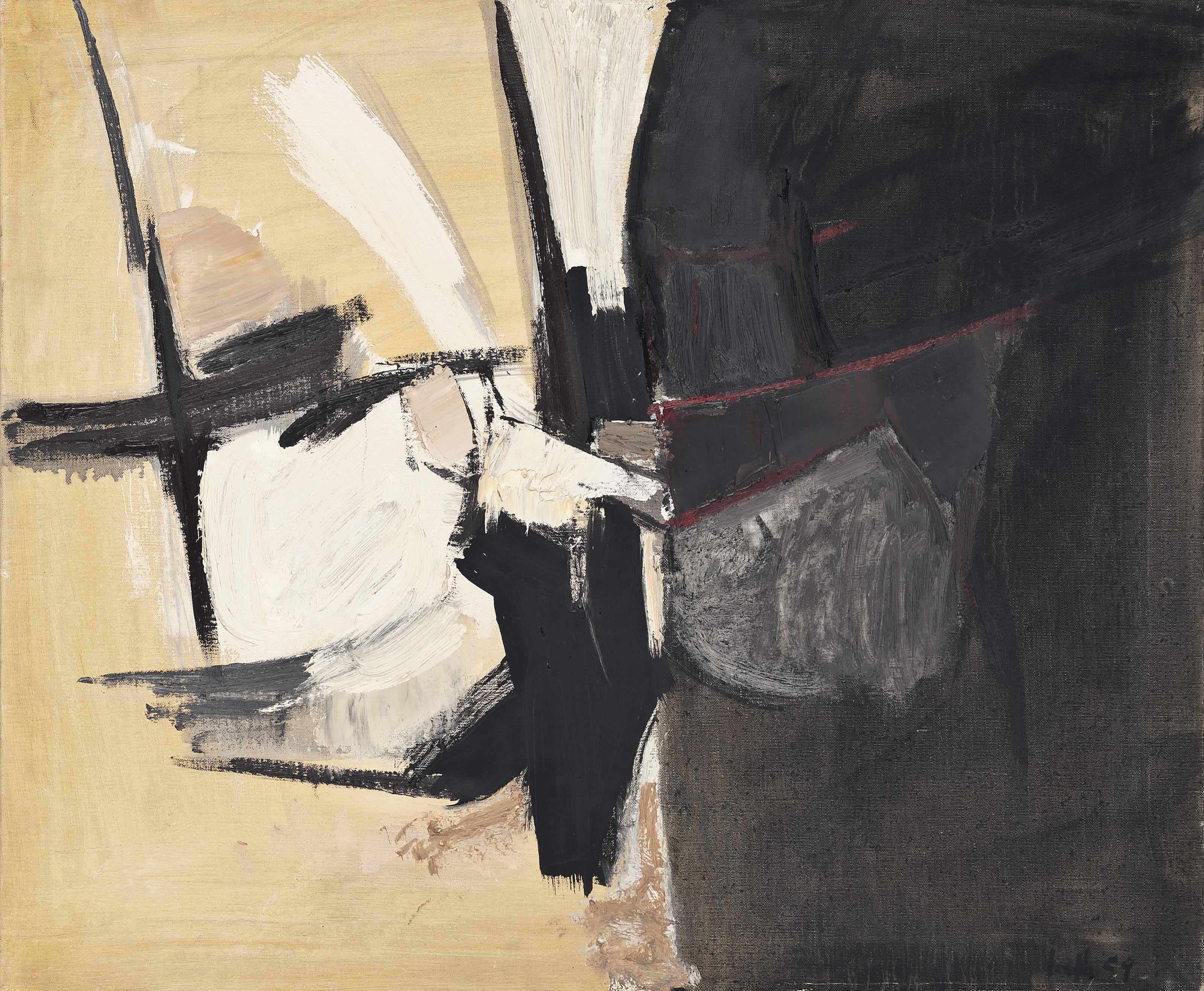 Adrian Heath — Композиция, 1959 год