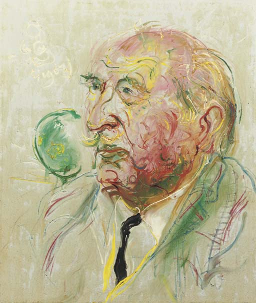 Affandi — Портрет Дрю Пирсона
