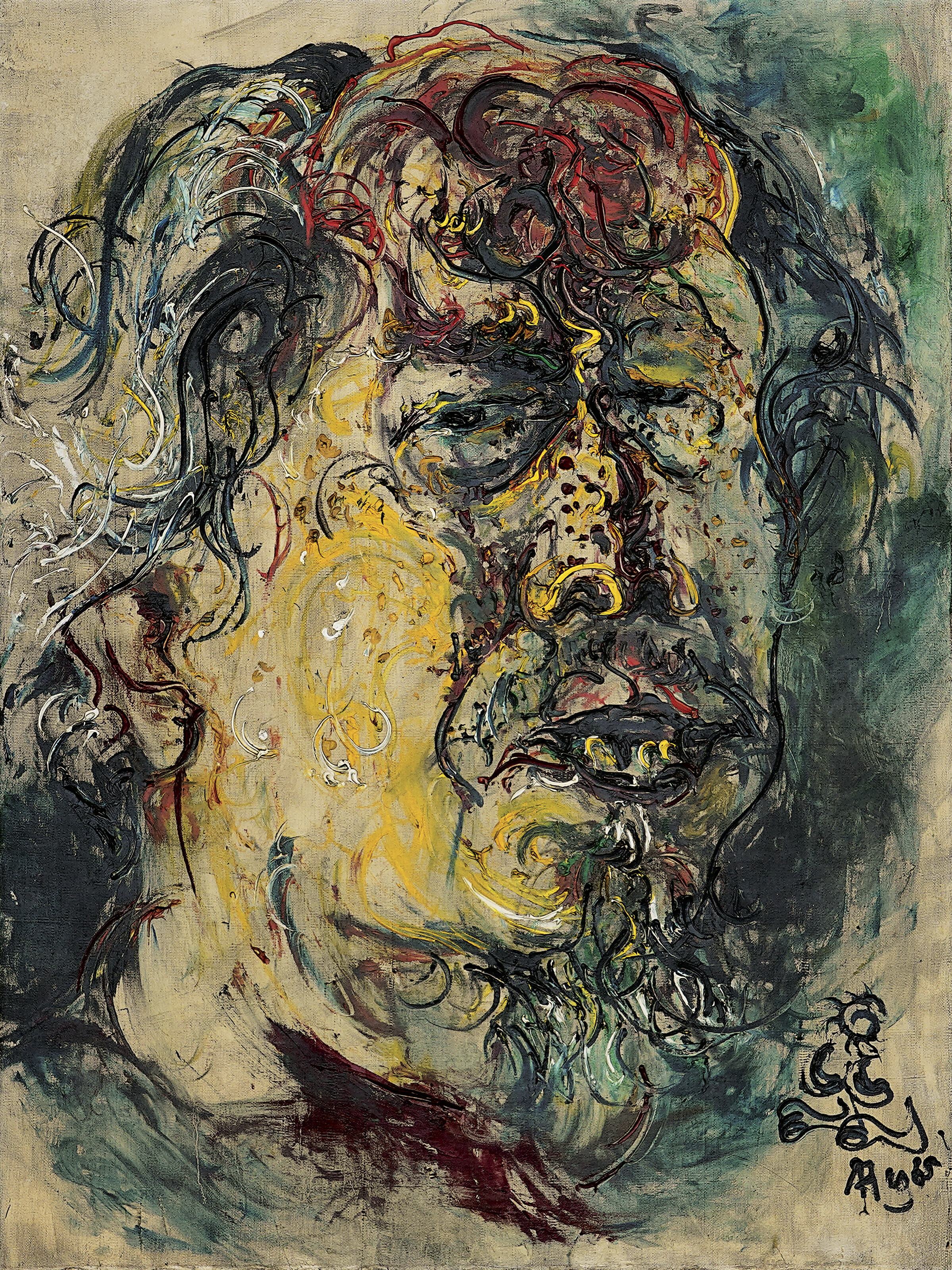 Affandi — Автопортрет