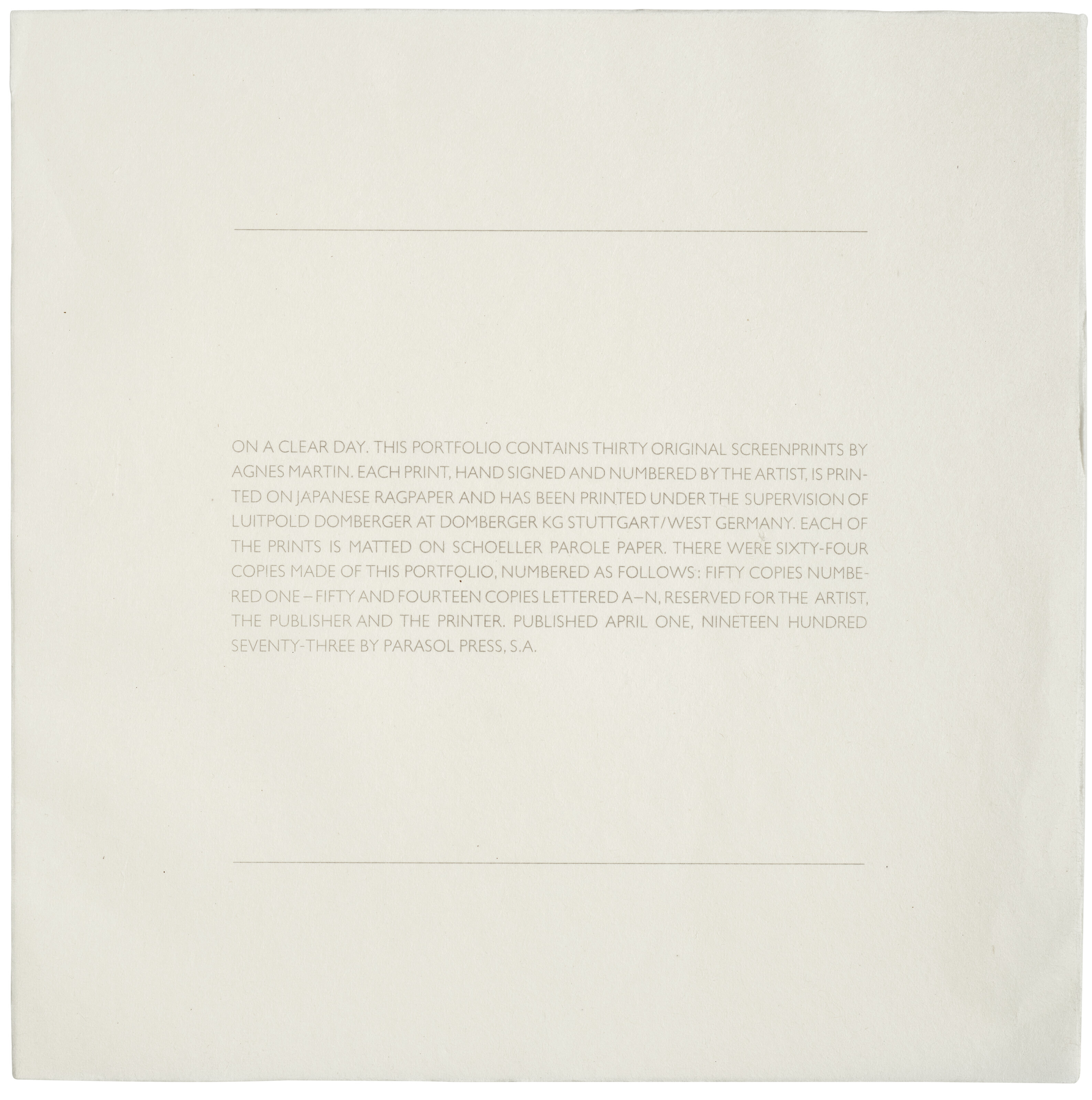 Agnes Martin — В ясный день, изображение 2