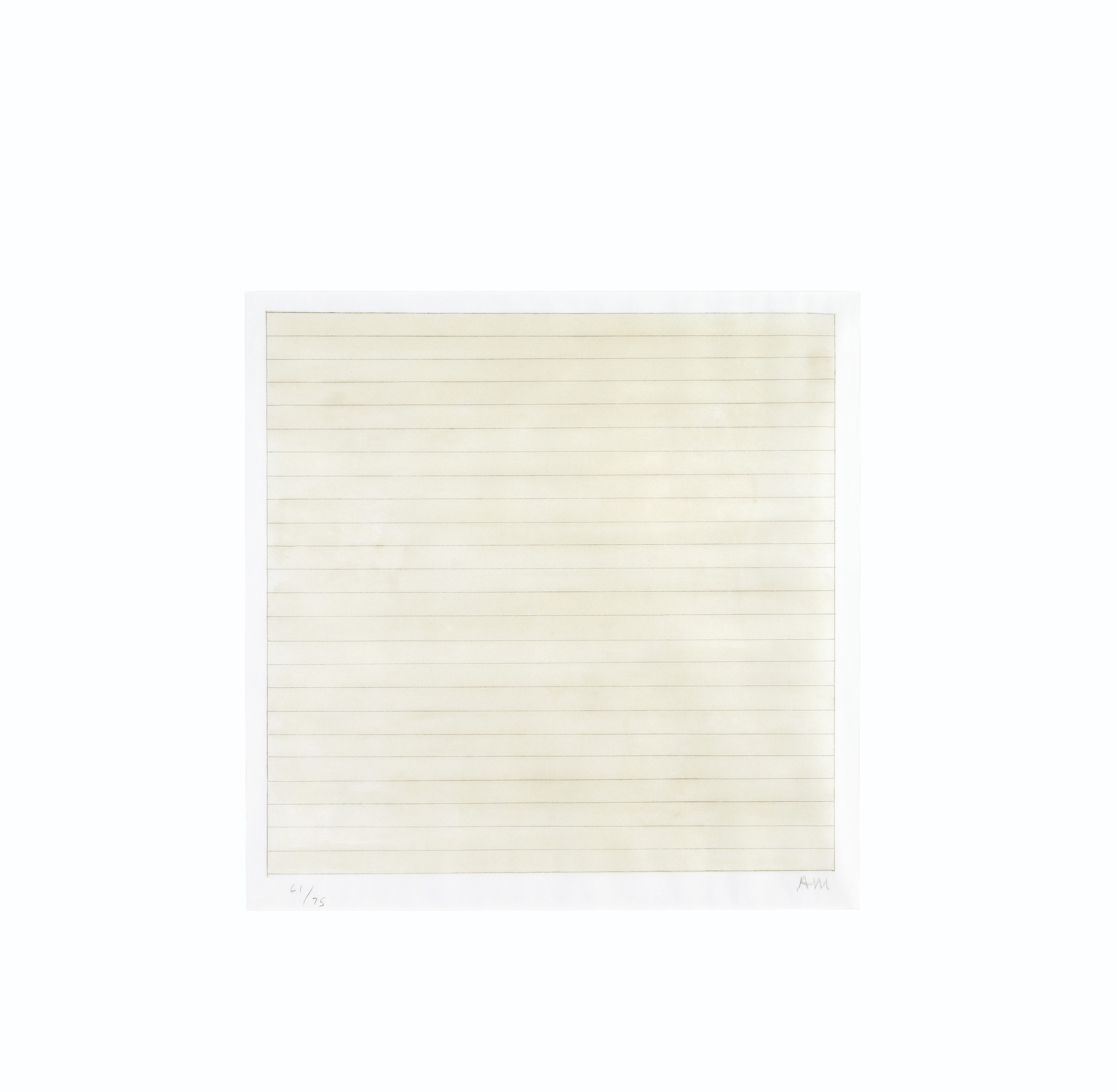 Agnes Martin — Без названия, изображение 3