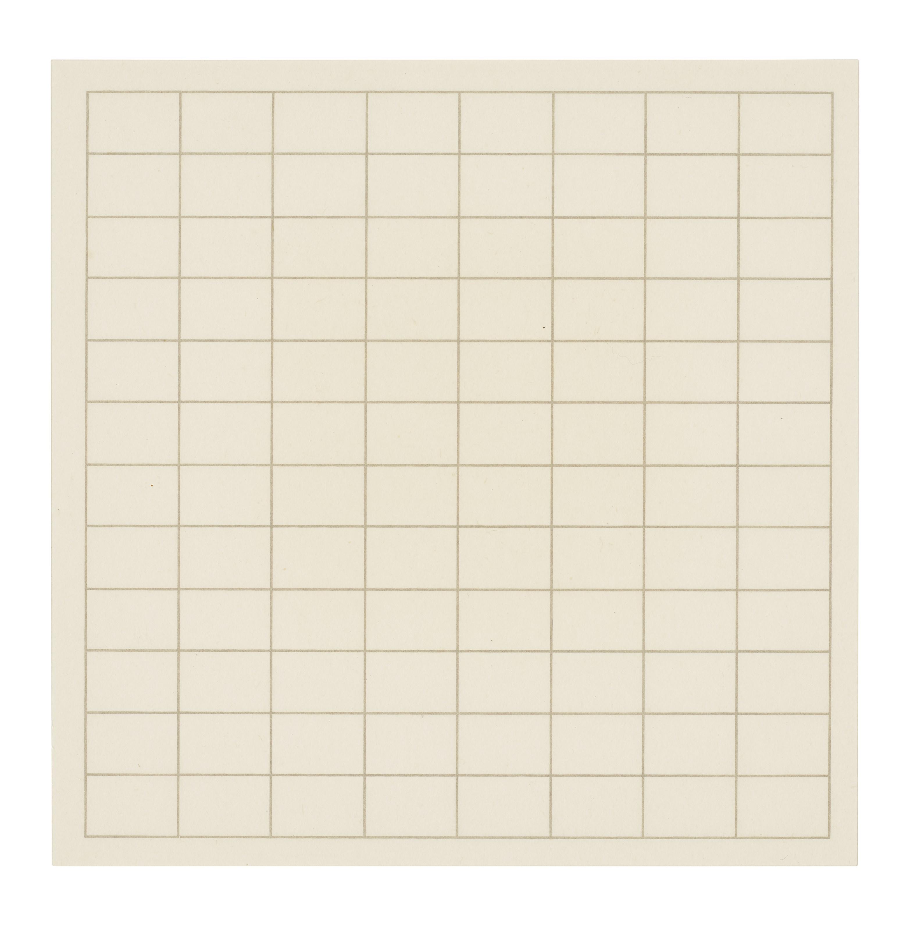 Agnes Martin — В ясный день: один отпечаток