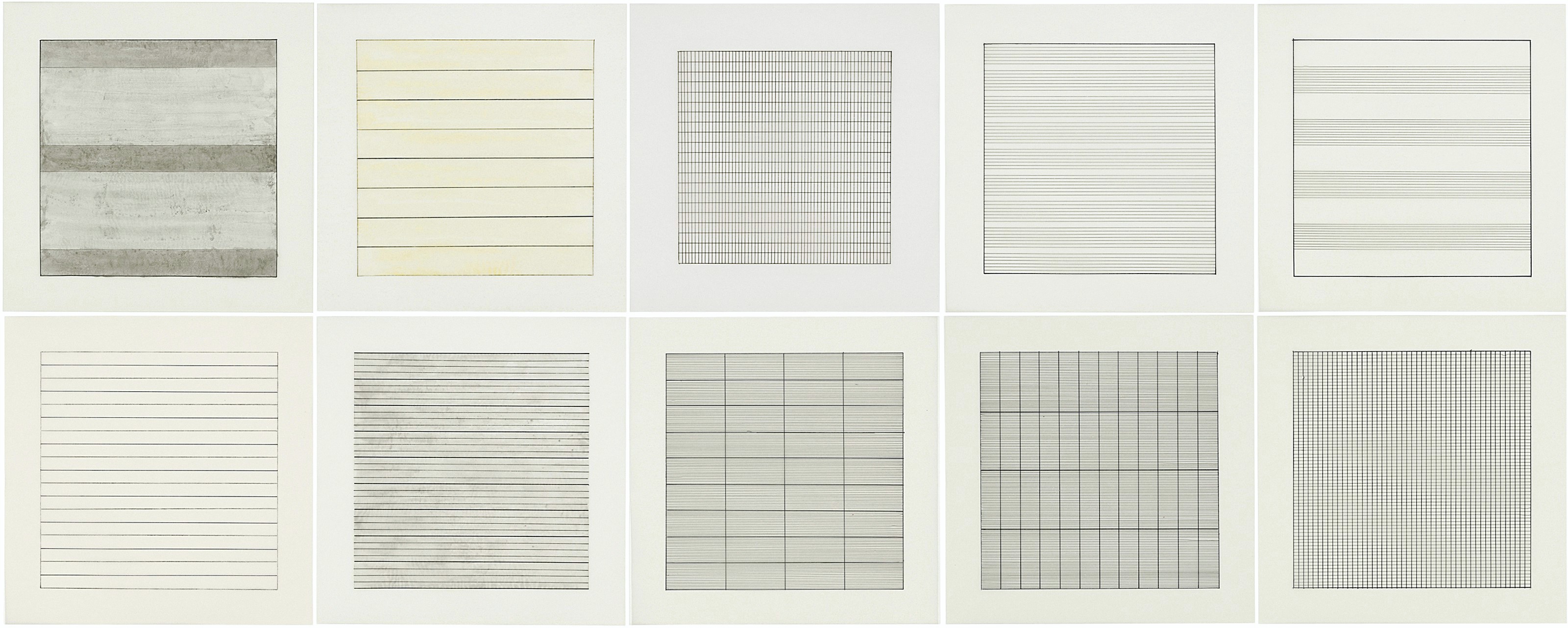 Agnes Martin — Живопись и графика 1974-1990