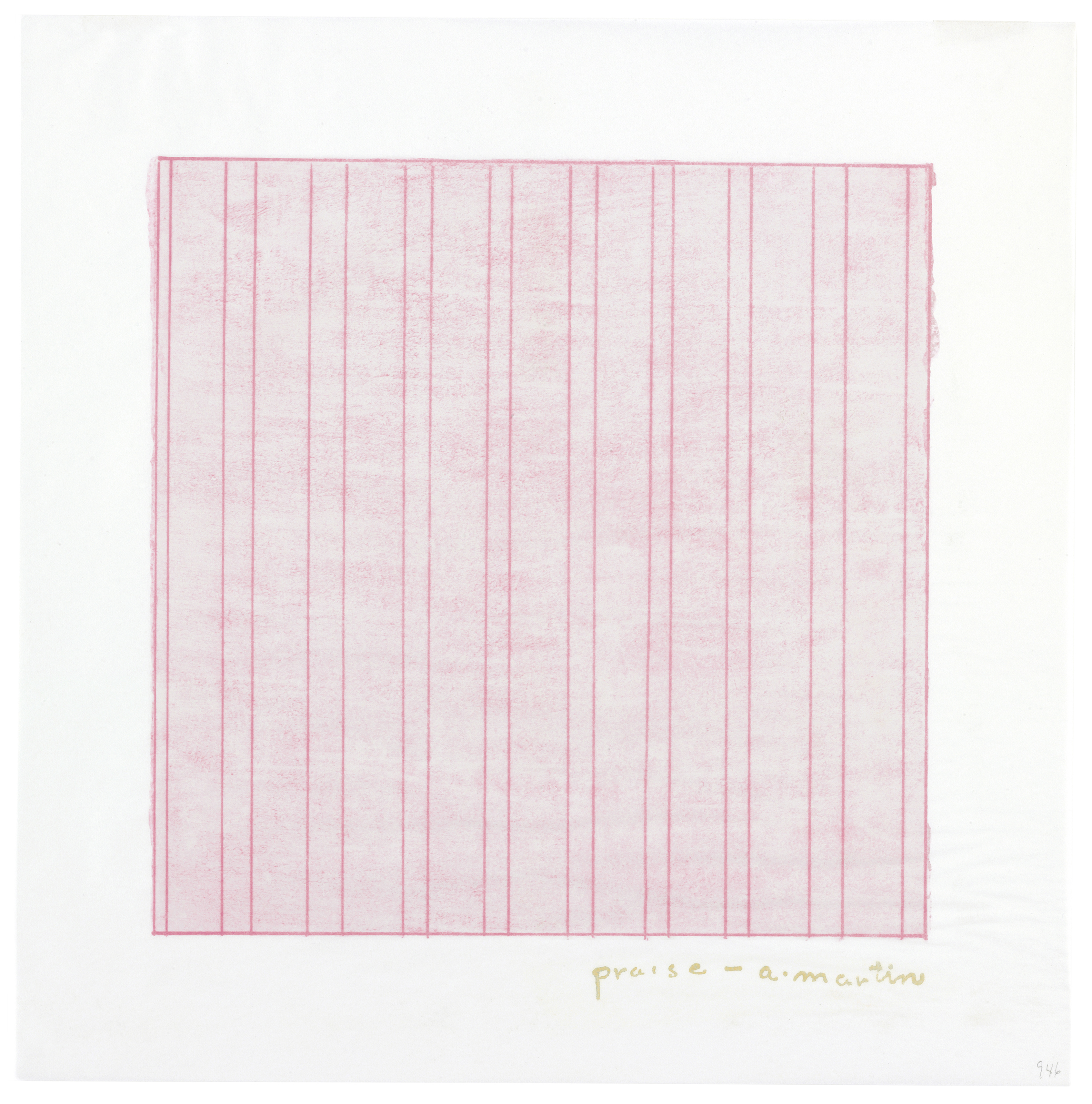 Agnes Martin — Похвала, исходящая от резинового штампа