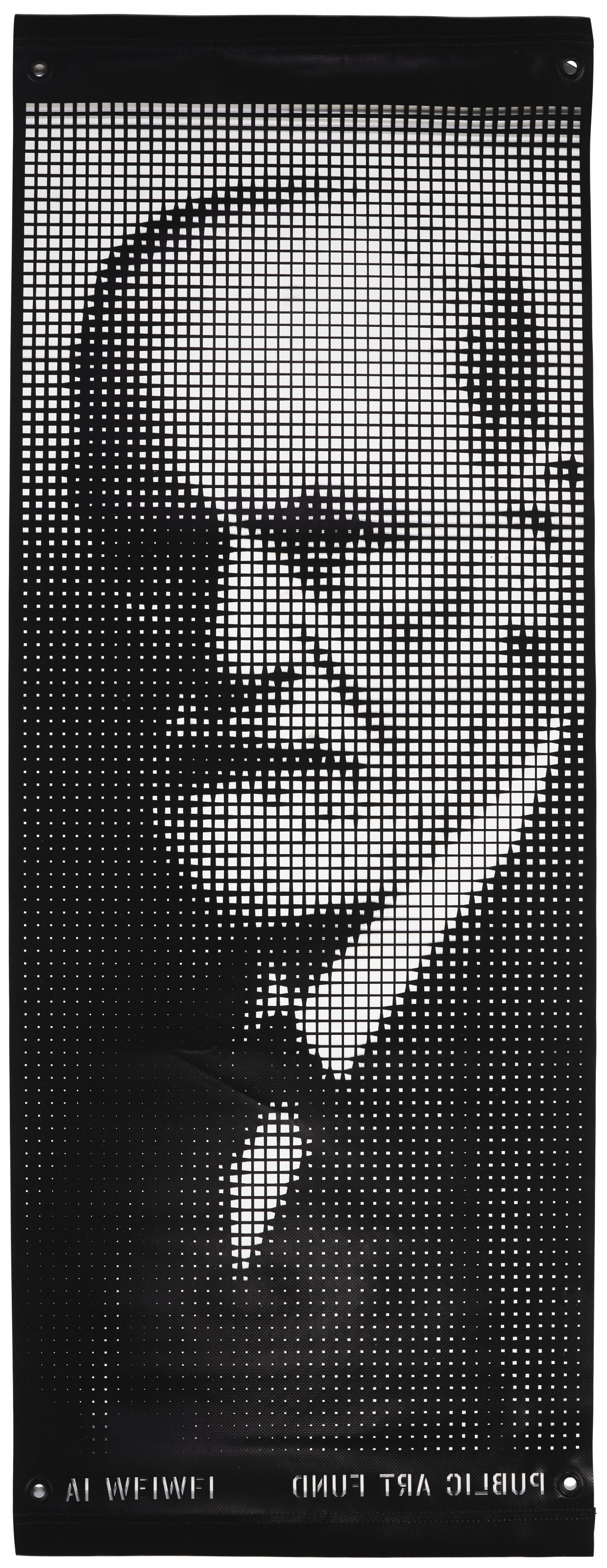 Ai Weiwei — Баннер 50, из серии портретных баннеров