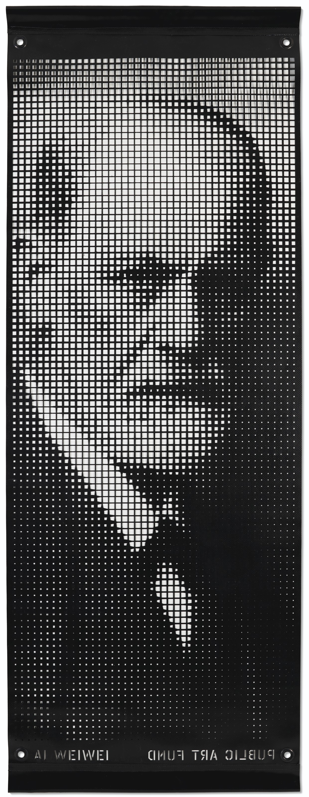 Ai Weiwei — Баннер 50, из серии портретных баннеров