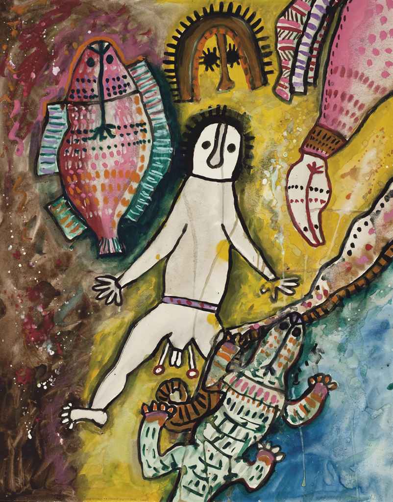 Alan Davie — Дань уважения Homo Australis № 13
