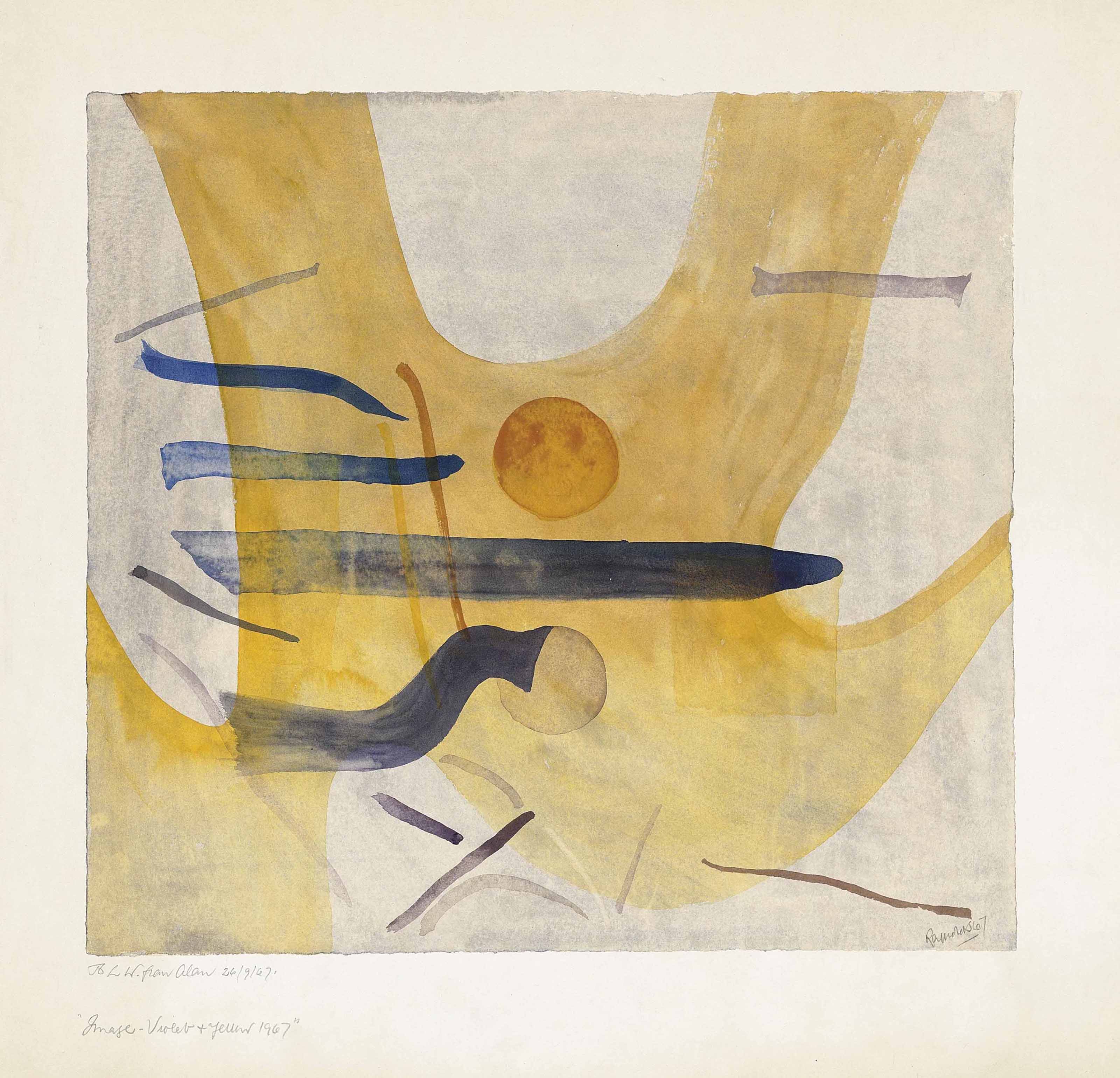 Alan Reynolds — Фиолетовый и желтый, 1967