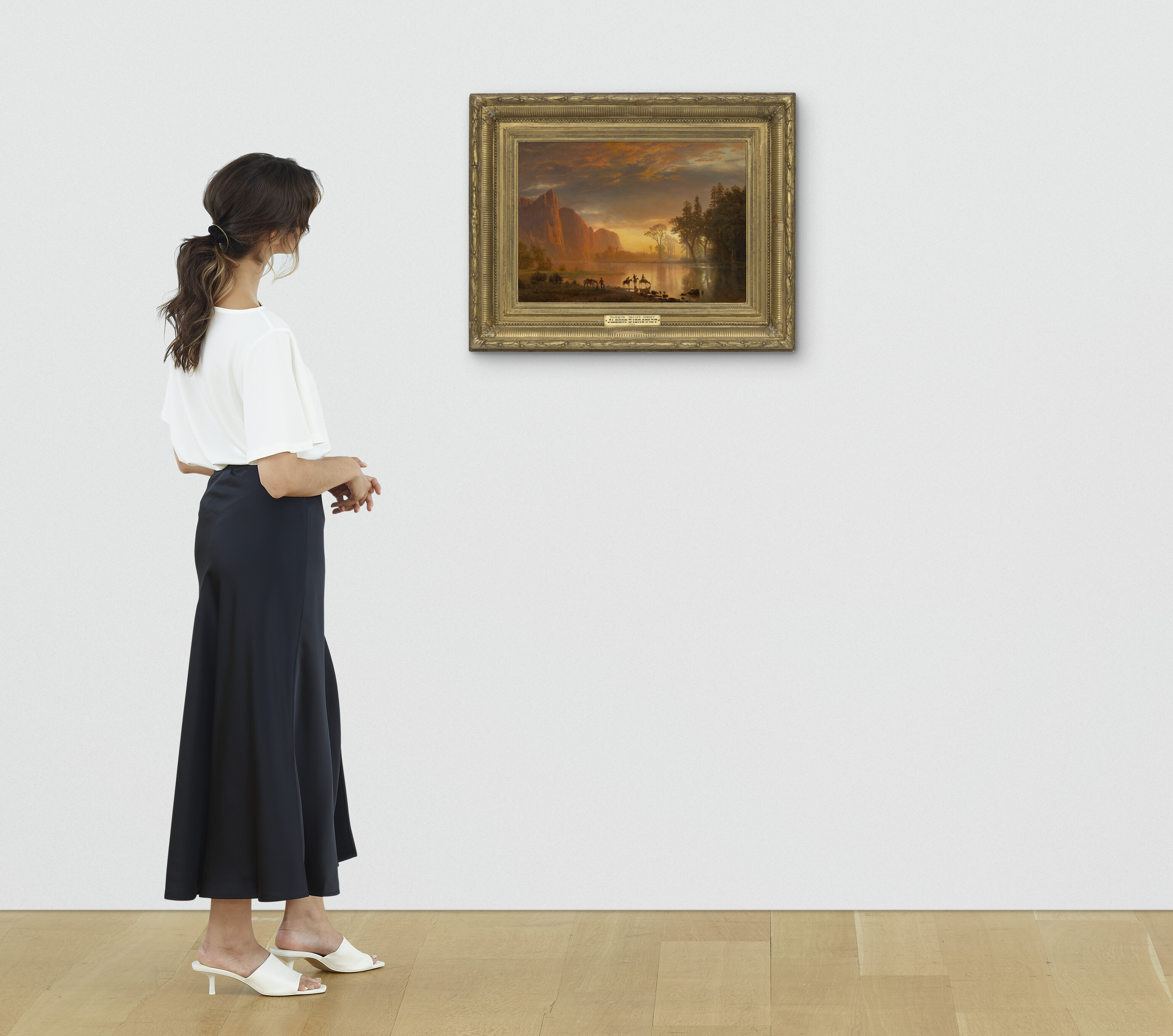 Albert Bierstadt — Зеркальное озеро (долина Йосемити, закат), изображение 4