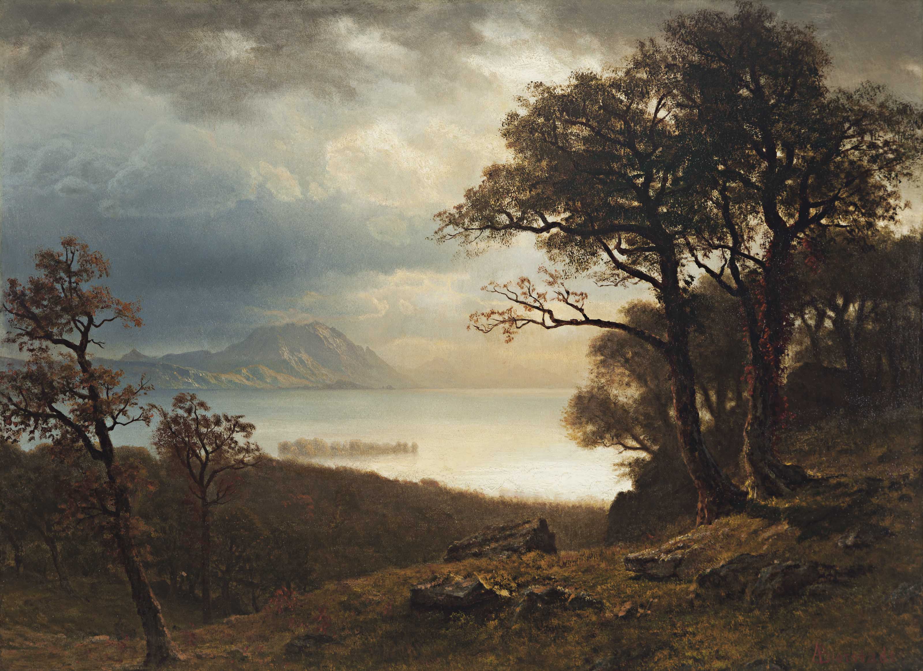 Albert Bierstadt — Клир-Лейк, Калифорния