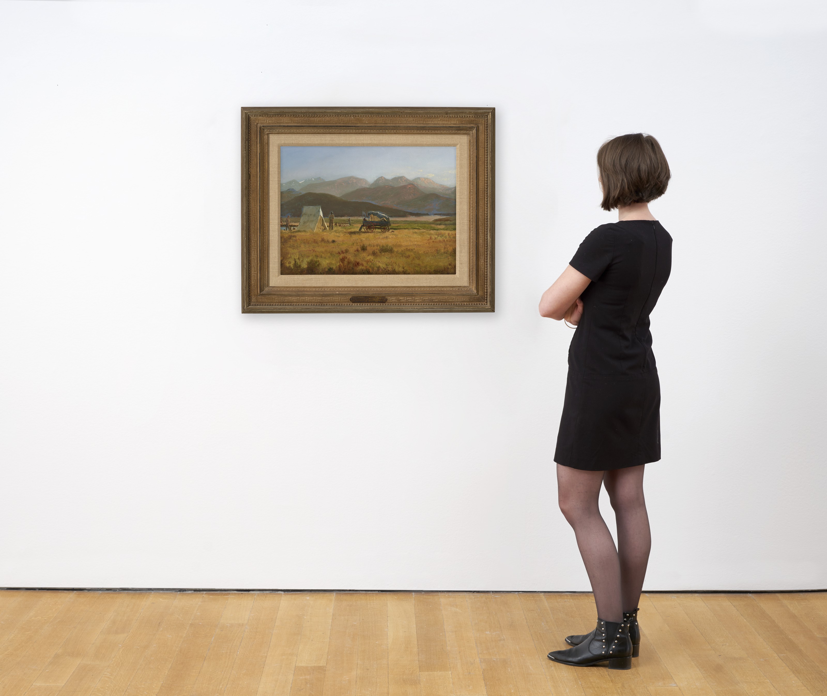 Albert Bierstadt — По пути в Йеллоустонский парк, лагерь роты А 86-й армии США., изображение 5