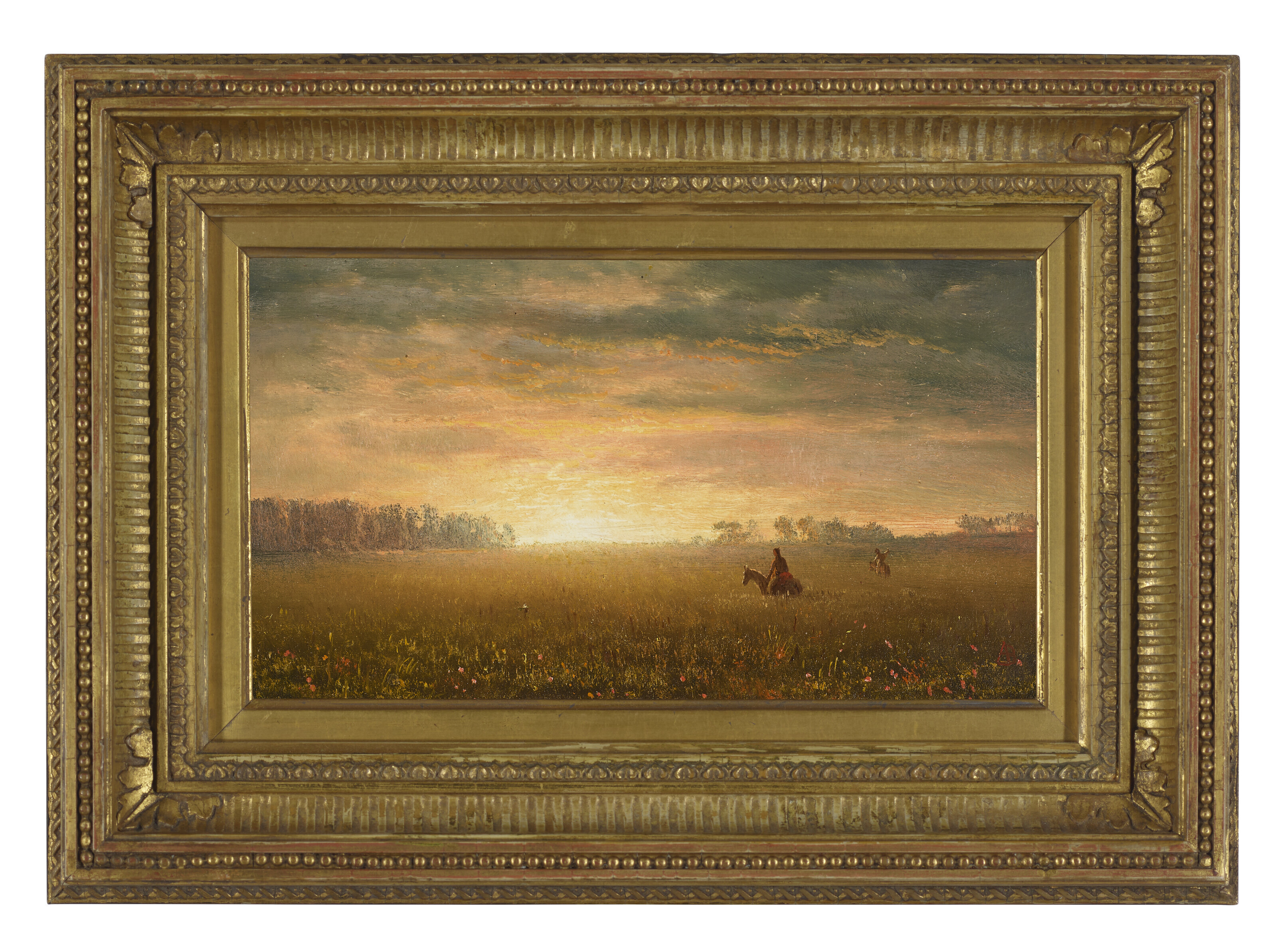 Albert Bierstadt — Закат в прериях, изображение 2
