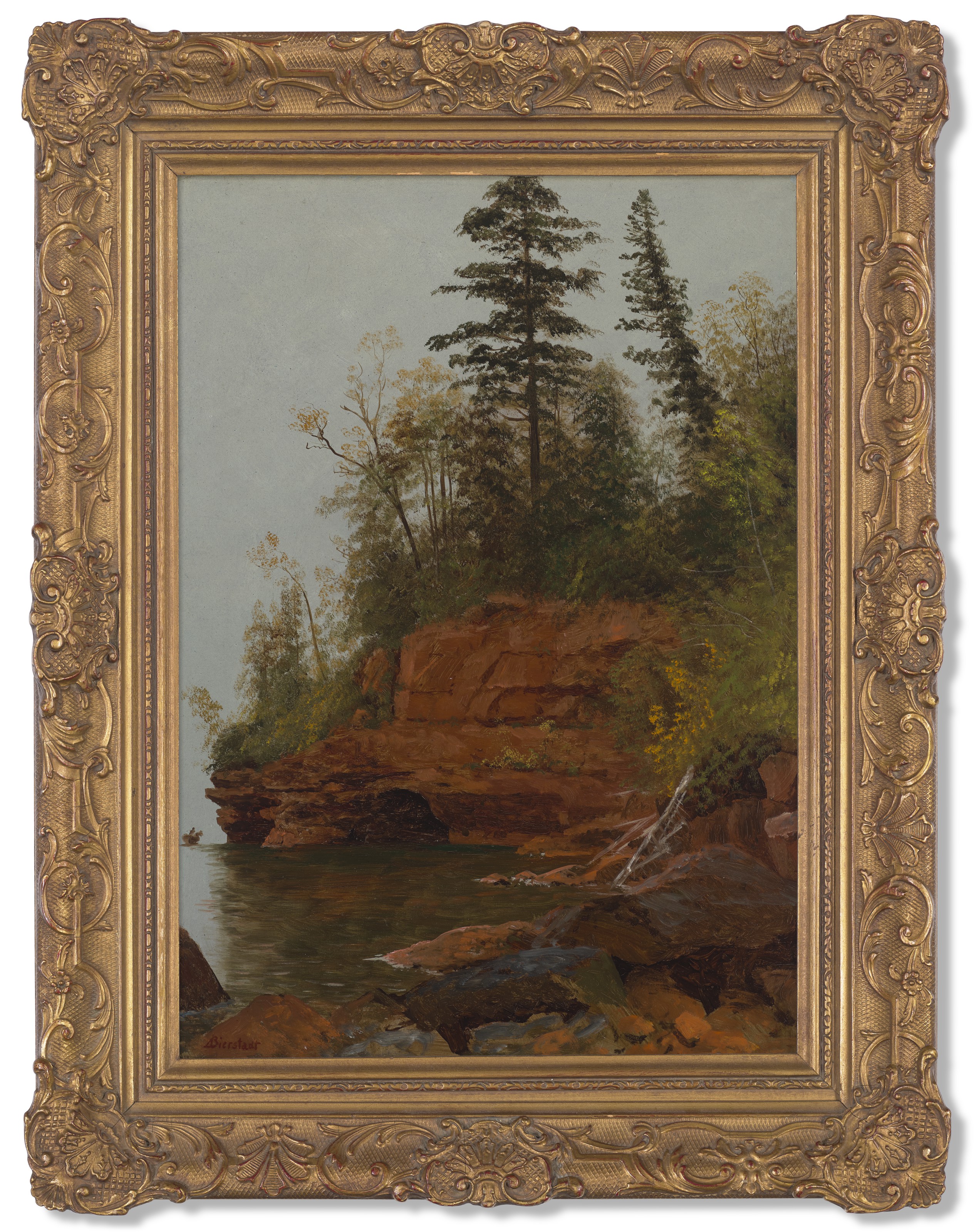 Albert Bierstadt — Скалистая бухта, изображение 2