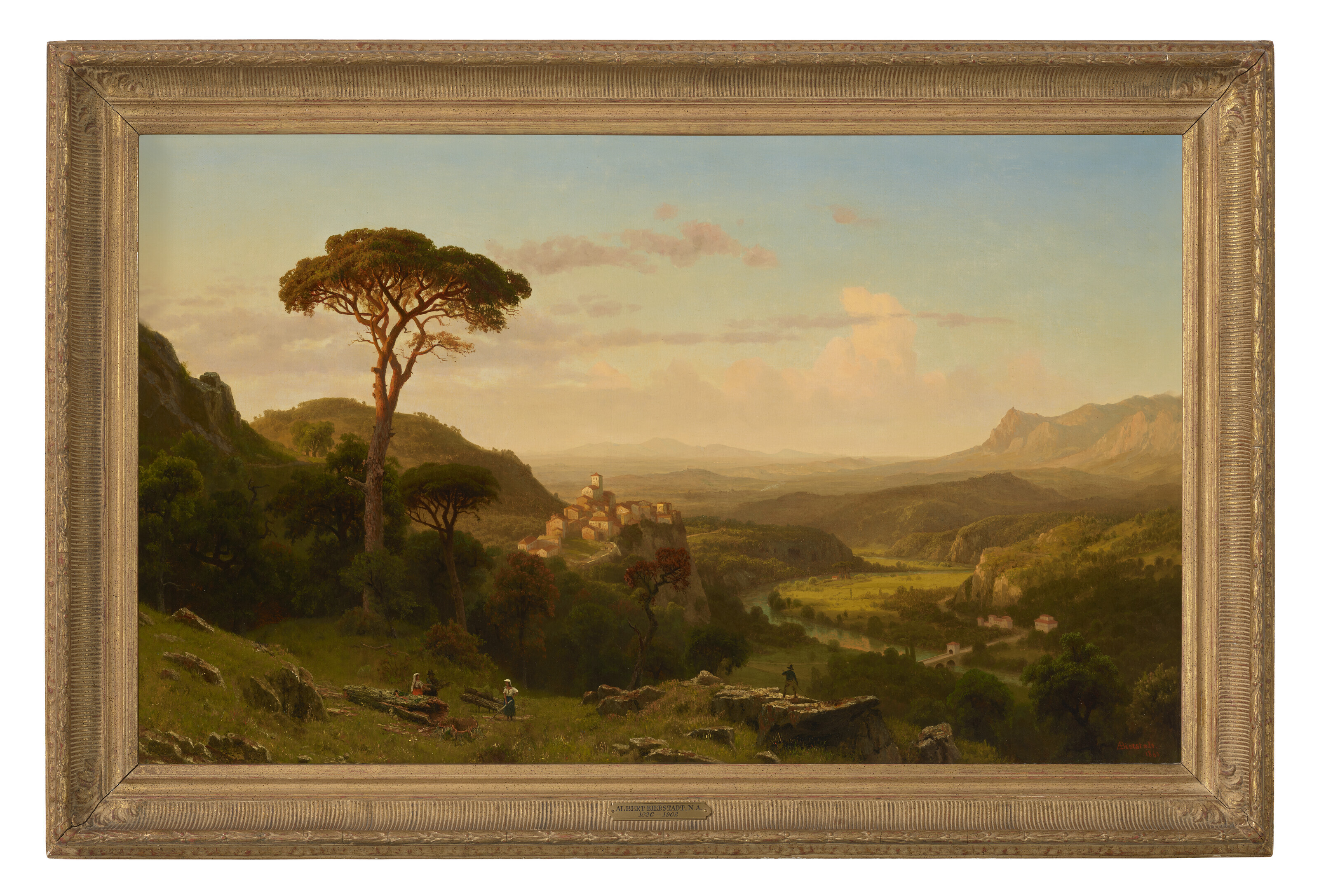 Albert Bierstadt — Итальянская долина, изображение 2