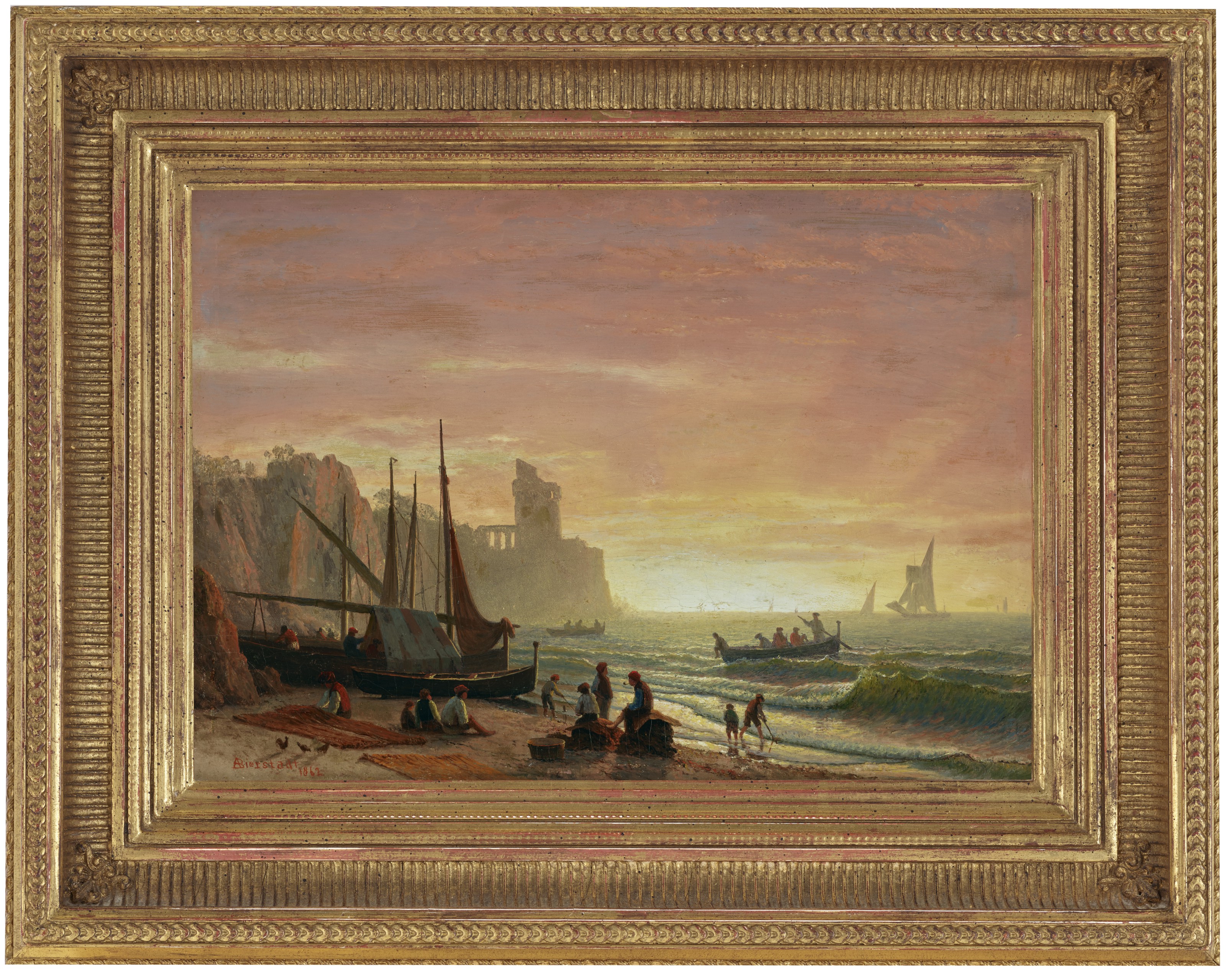 Albert Bierstadt — Рыболовецкий флот, изображение 2
