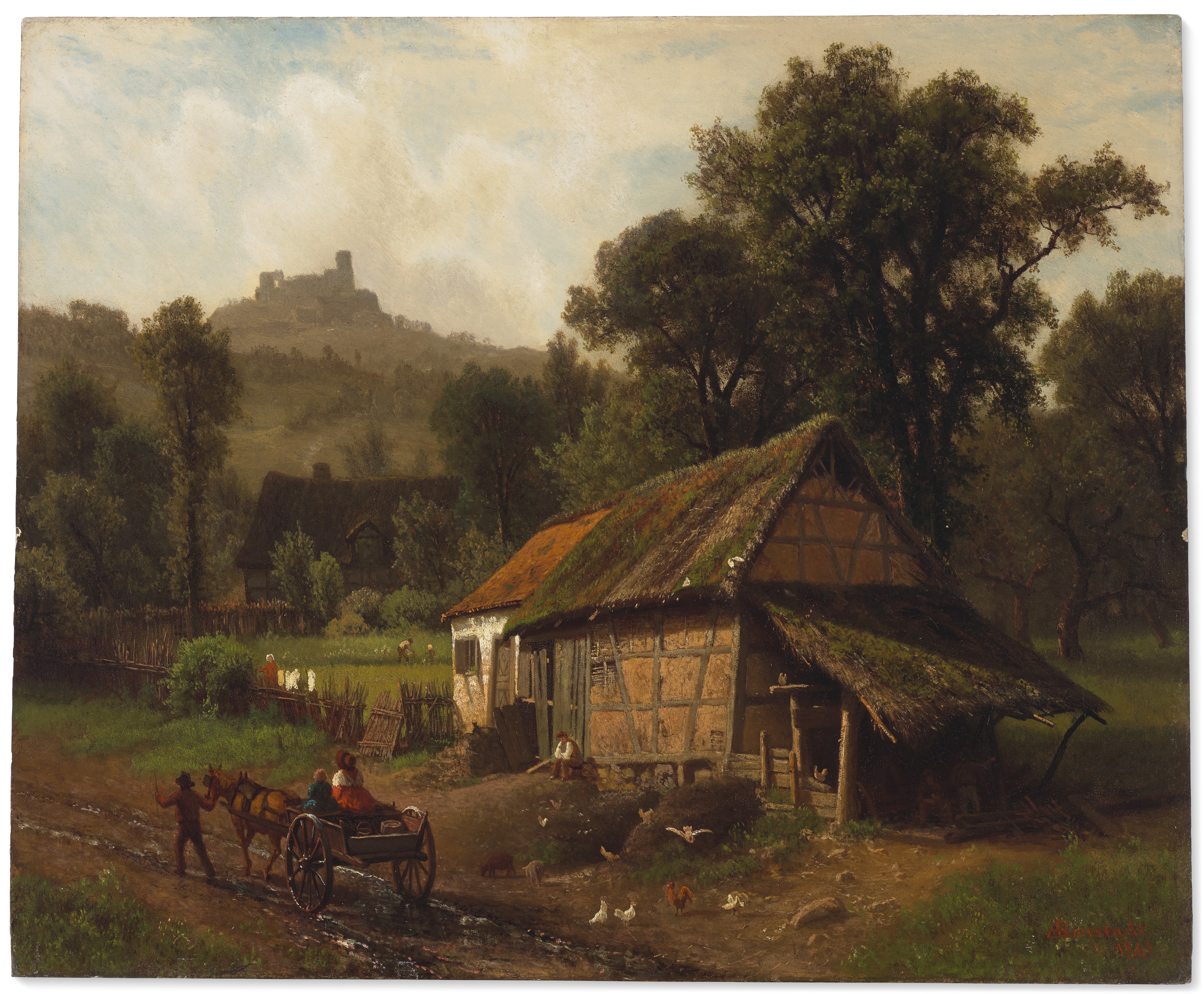 Albert Bierstadt — В предгорьях