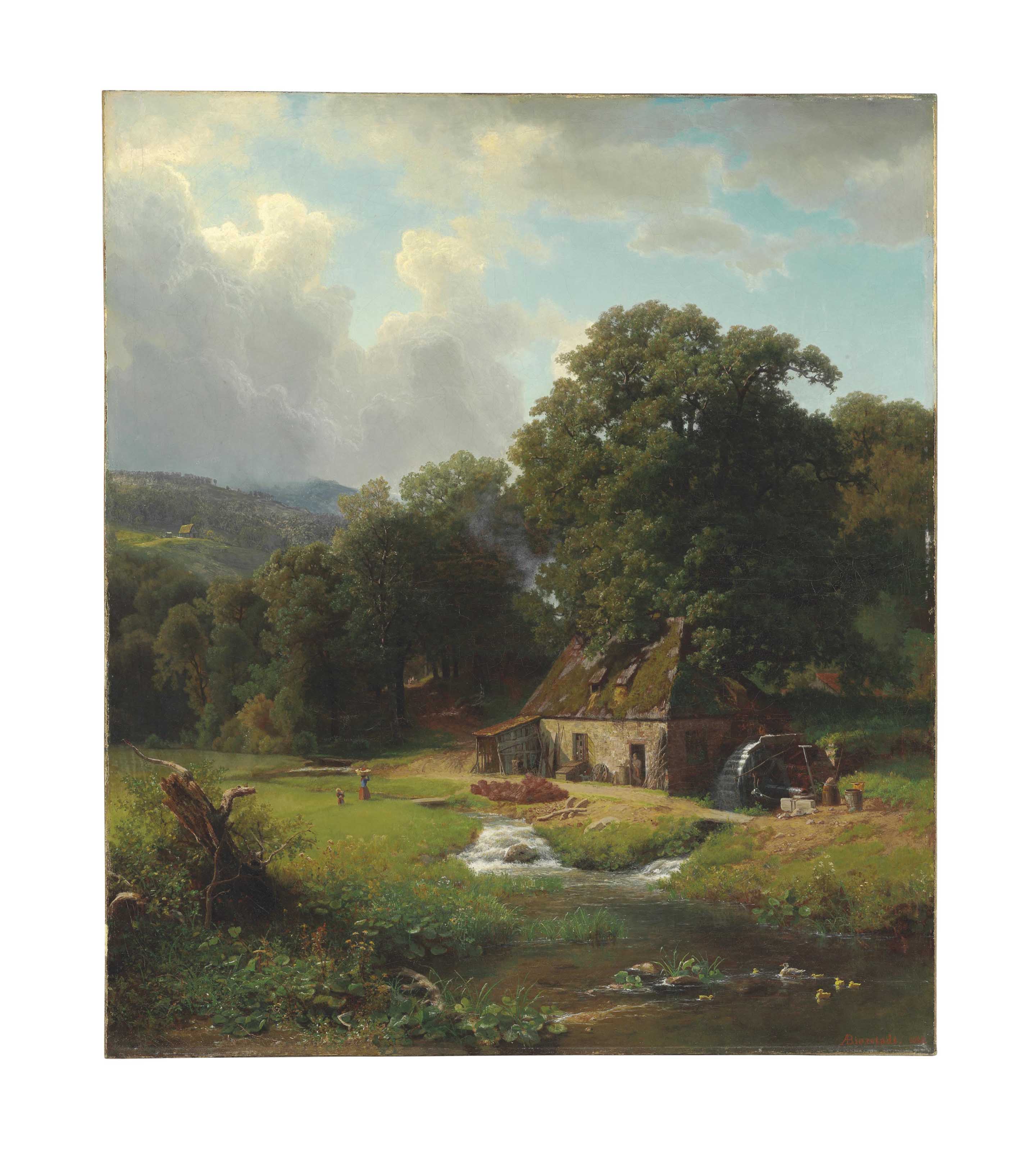 Albert Bierstadt — Старая мельница