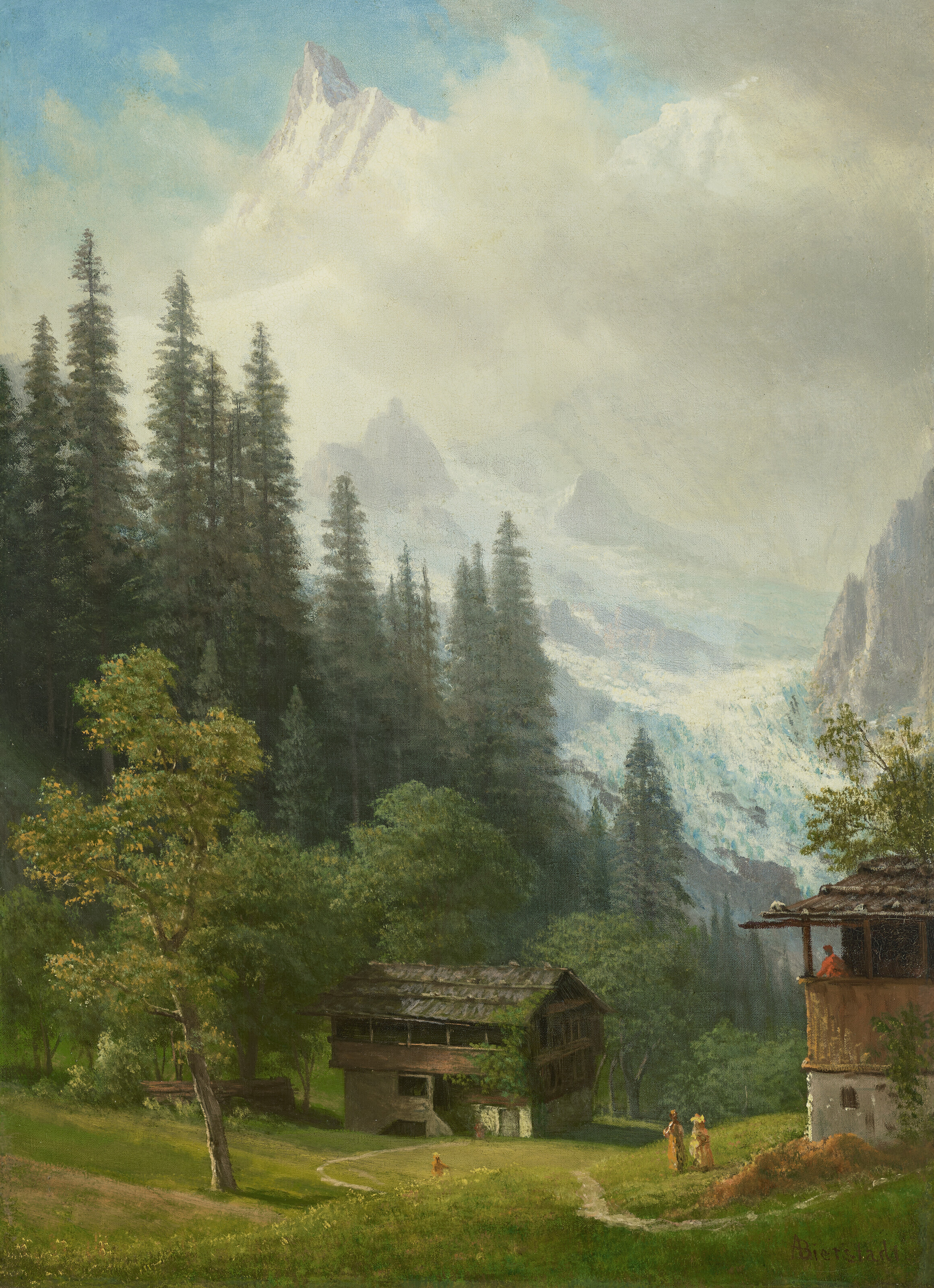 Albert Bierstadt — Альпийский пейзаж