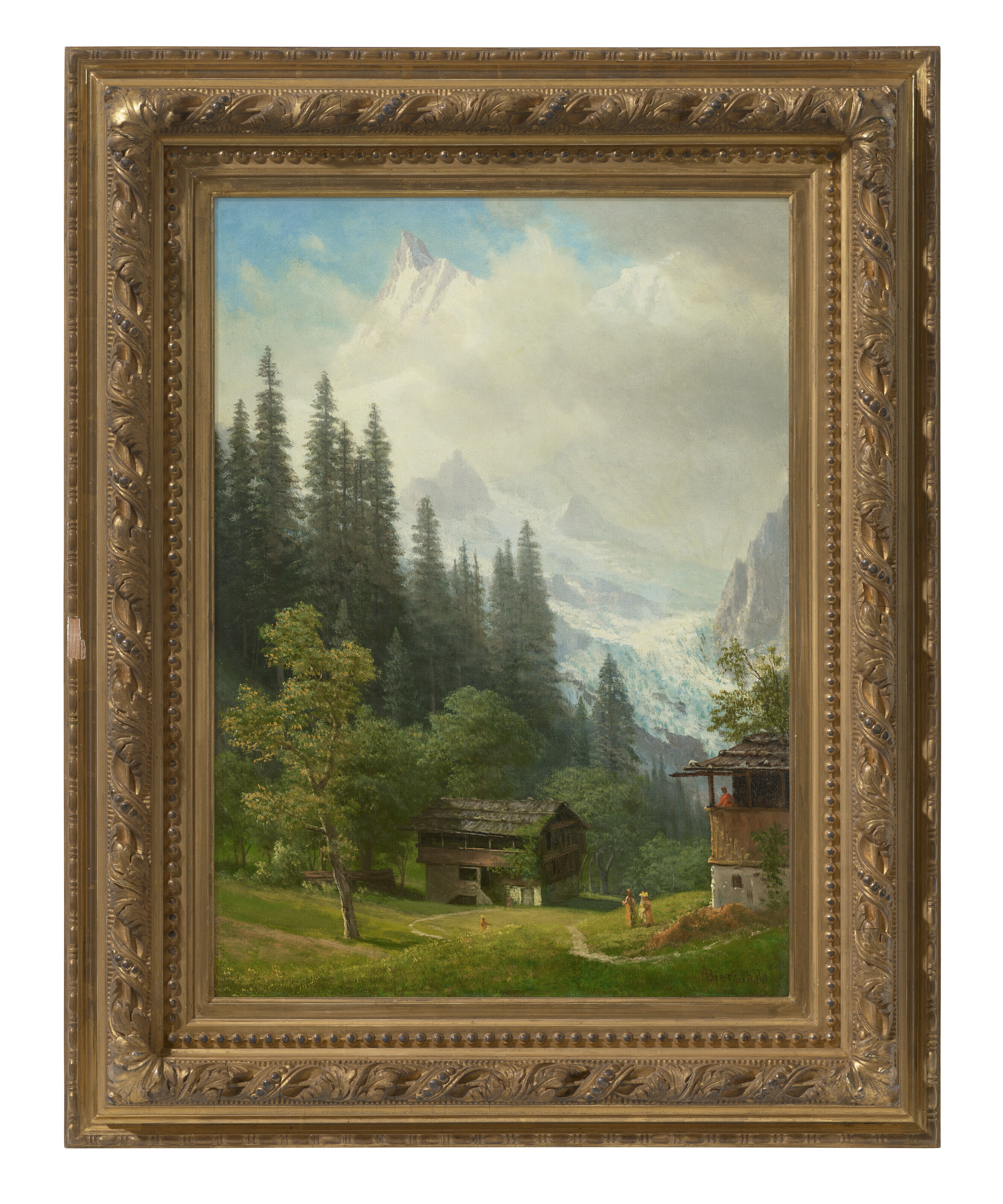 Albert Bierstadt — Альпийский пейзаж, изображение 2