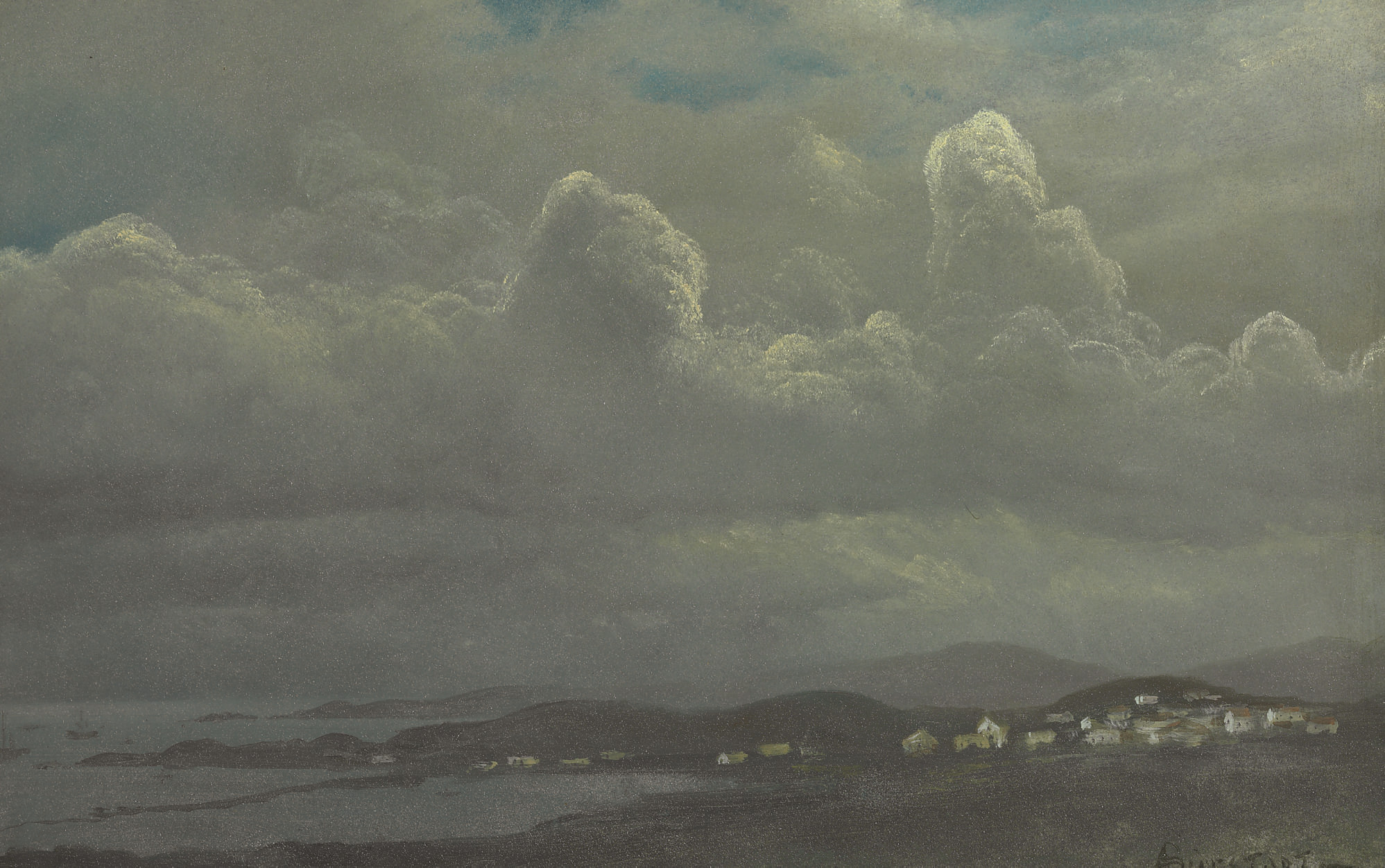 Albert Bierstadt — Порт Ричмонд, залив Сан-Франциско