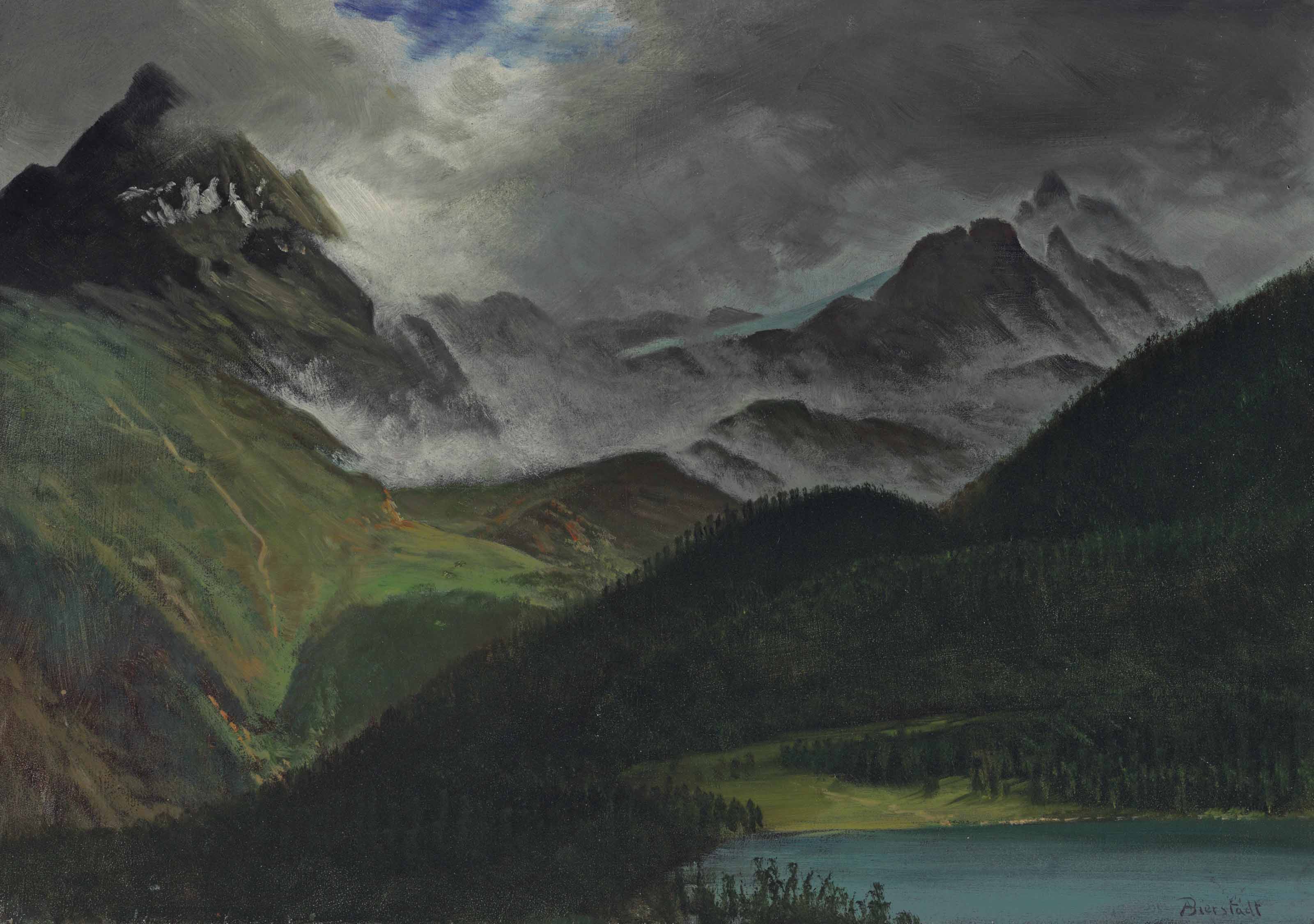 Albert Bierstadt — Пейзаж