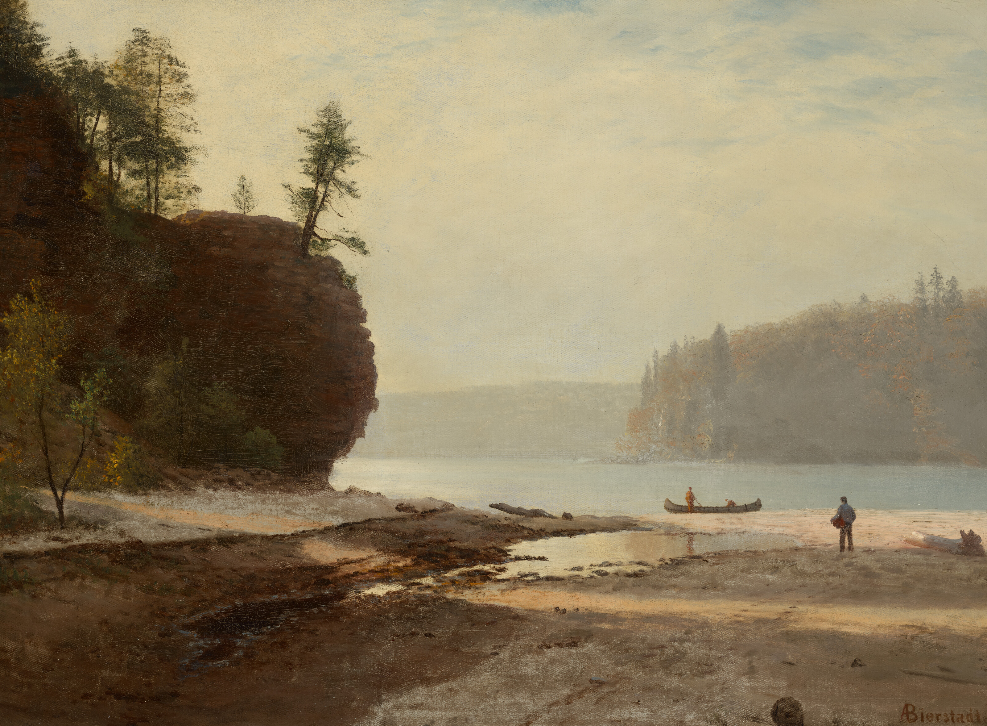 Albert Bierstadt — На реке Висконсин, недалеко от Милуоки