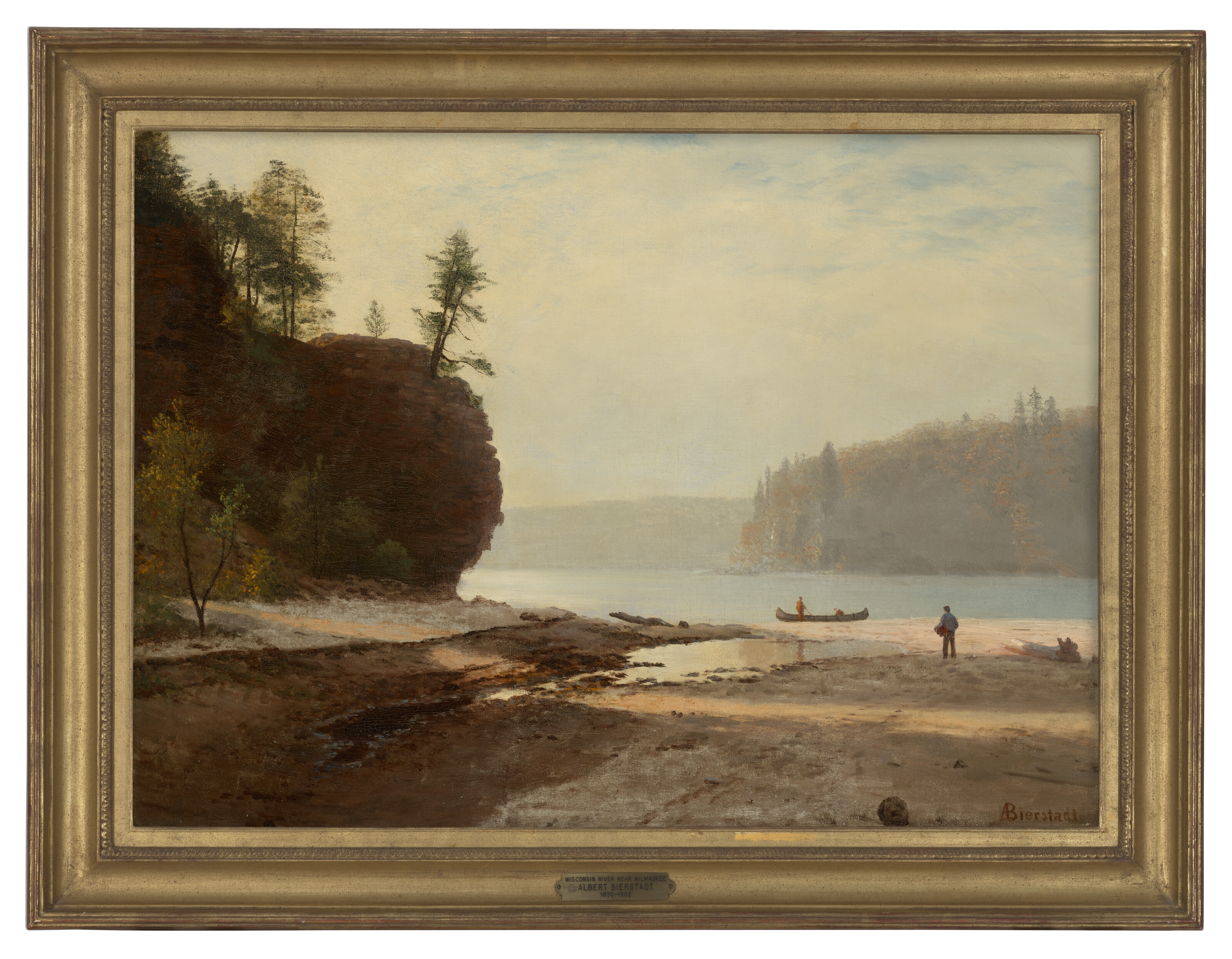Albert Bierstadt — На реке Висконсин, недалеко от Милуоки, изображение 2