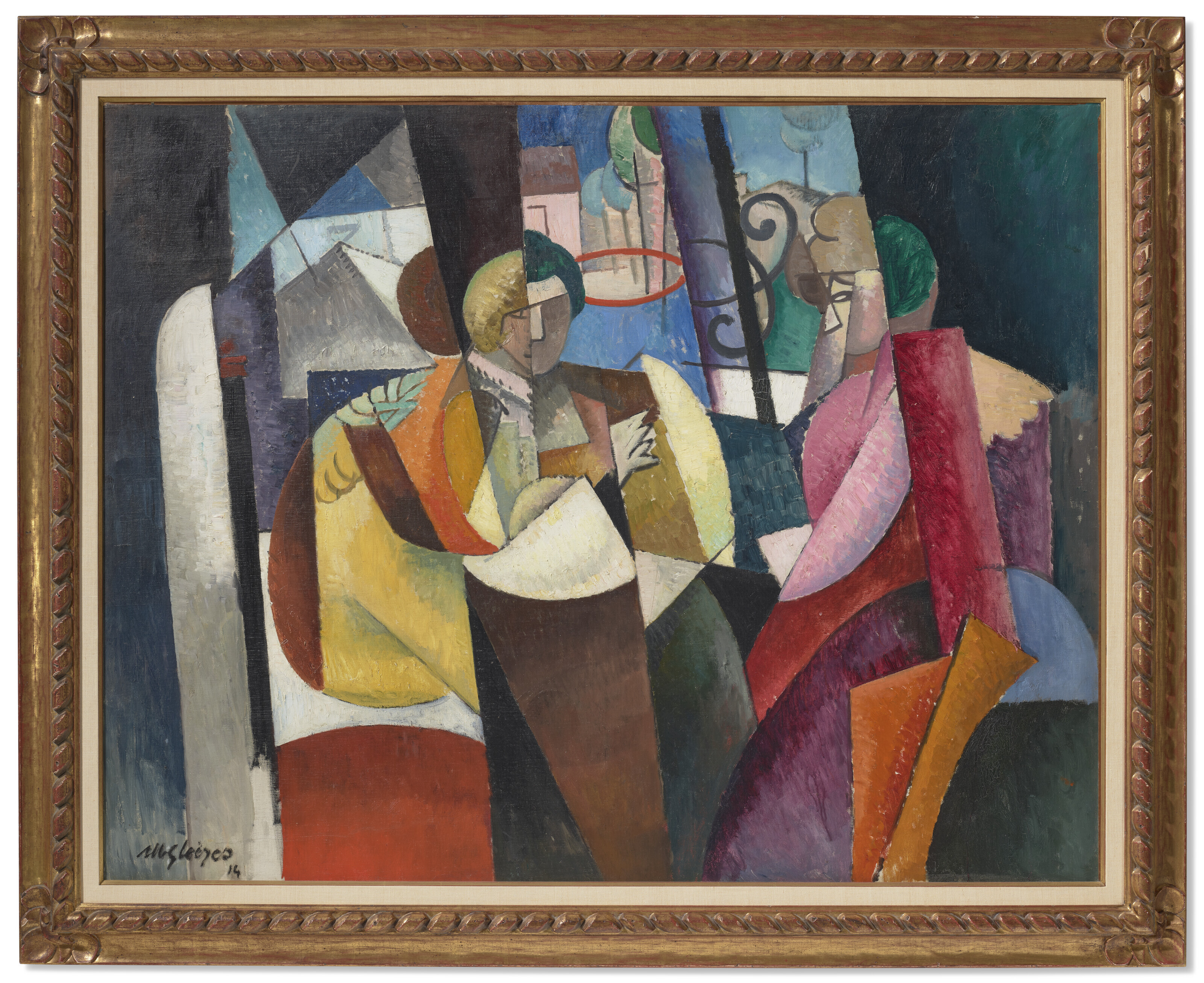 Albert Gleizes — Женские ассистенты, выходящие за пределы, которые принадлежат женщинам, выходящим за пределы, которые принадлежат двум женщинам., изображение 4