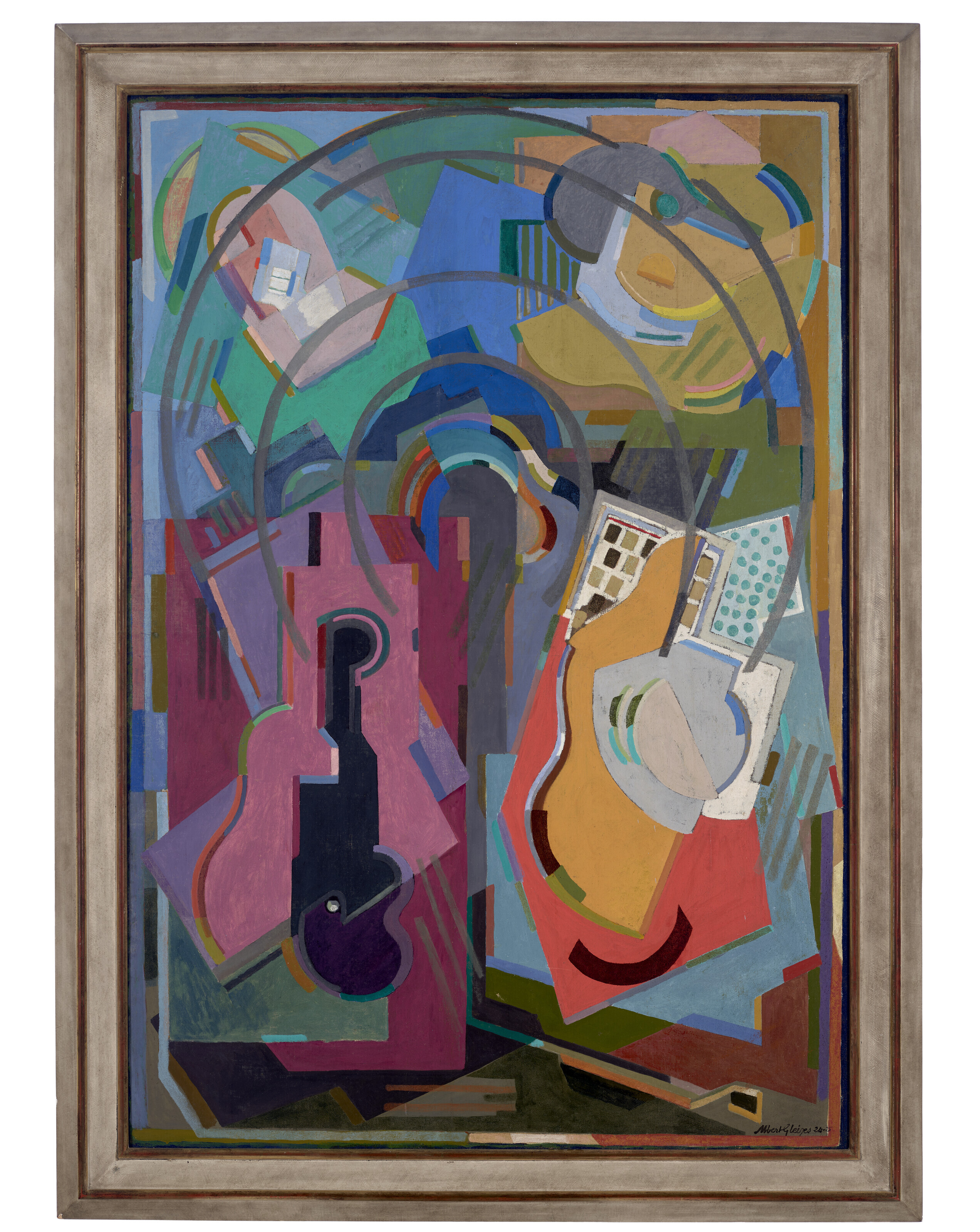 Albert Gleizes — Ритмическая композиция, четыре элемента, изображение 3
