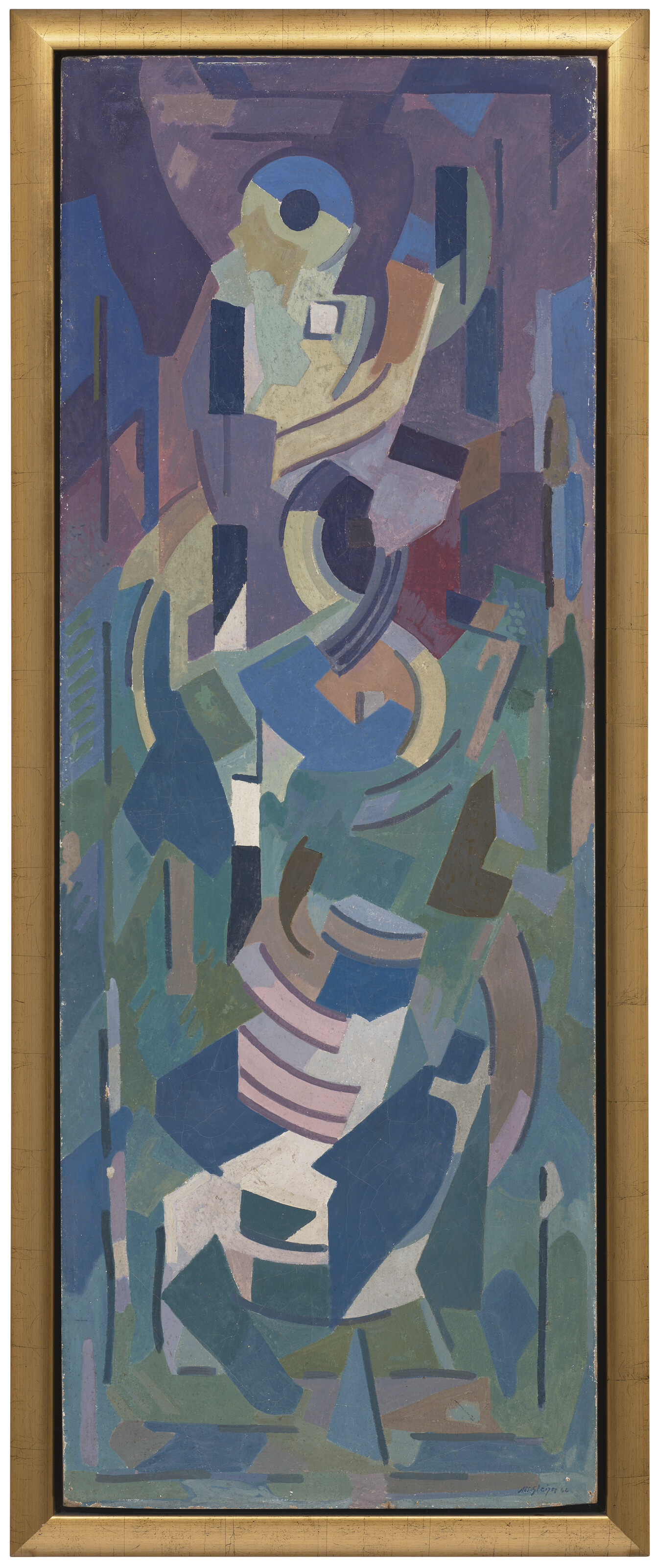 Albert Gleizes — Развитие ритма верхушки и фиалки в композиции, ритма, в котором доминируют фиалка и верхушка, изображение 3