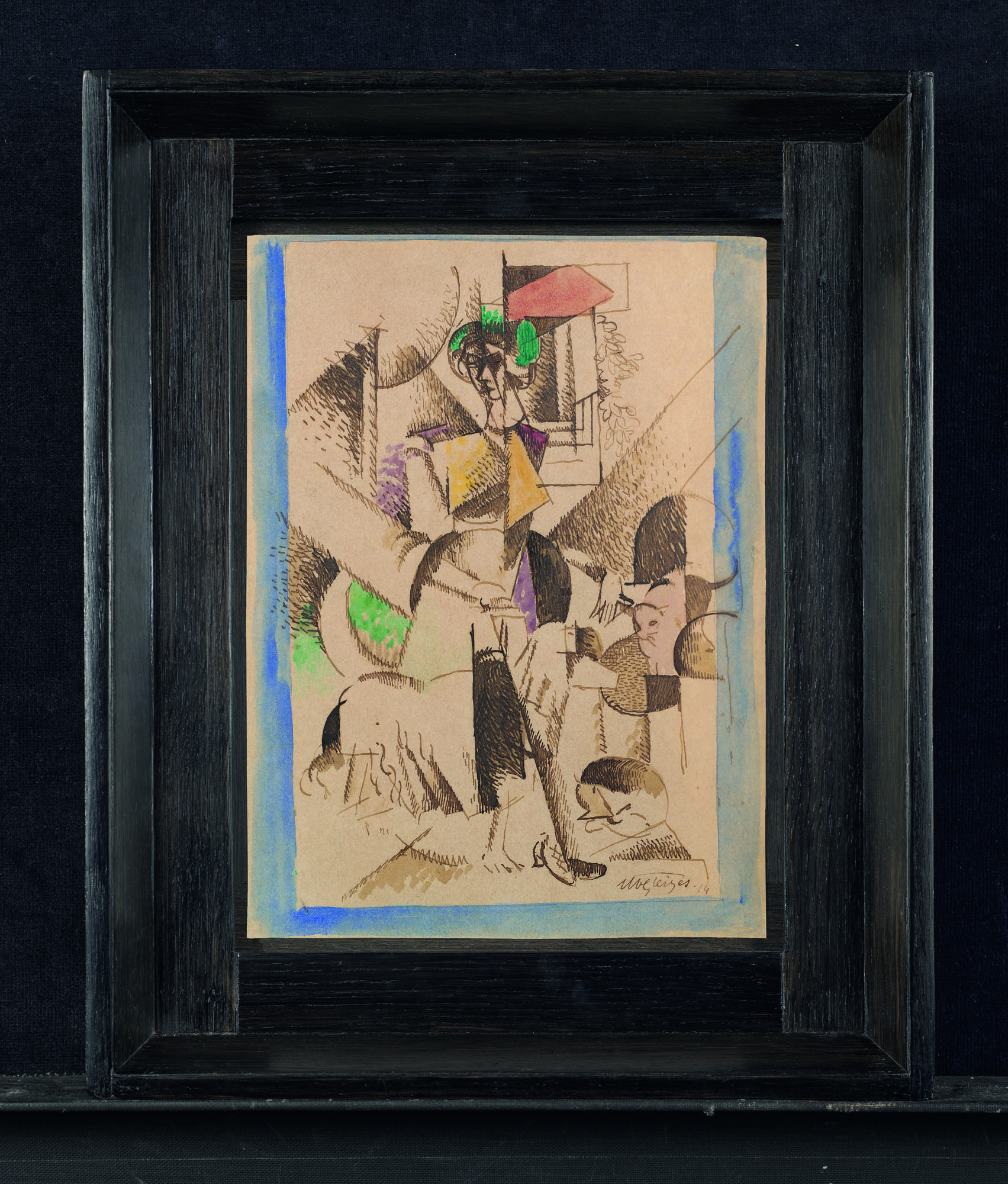 Albert Gleizes — Дама в доспехах, Портрет мадам Раймон Дюшан Вийон, изображение 2