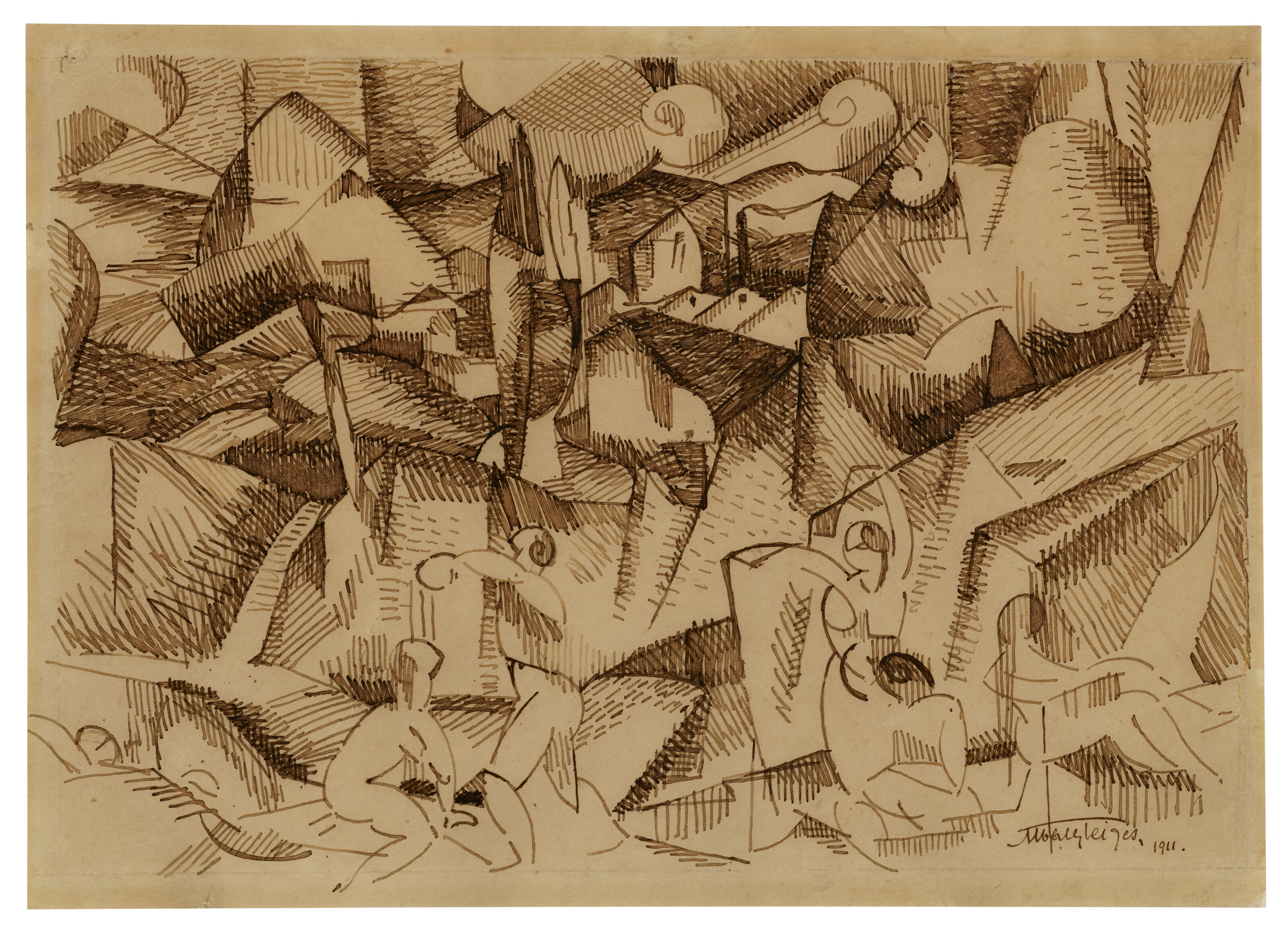 Albert Gleizes — Ле-Беньюзы, изображение 2