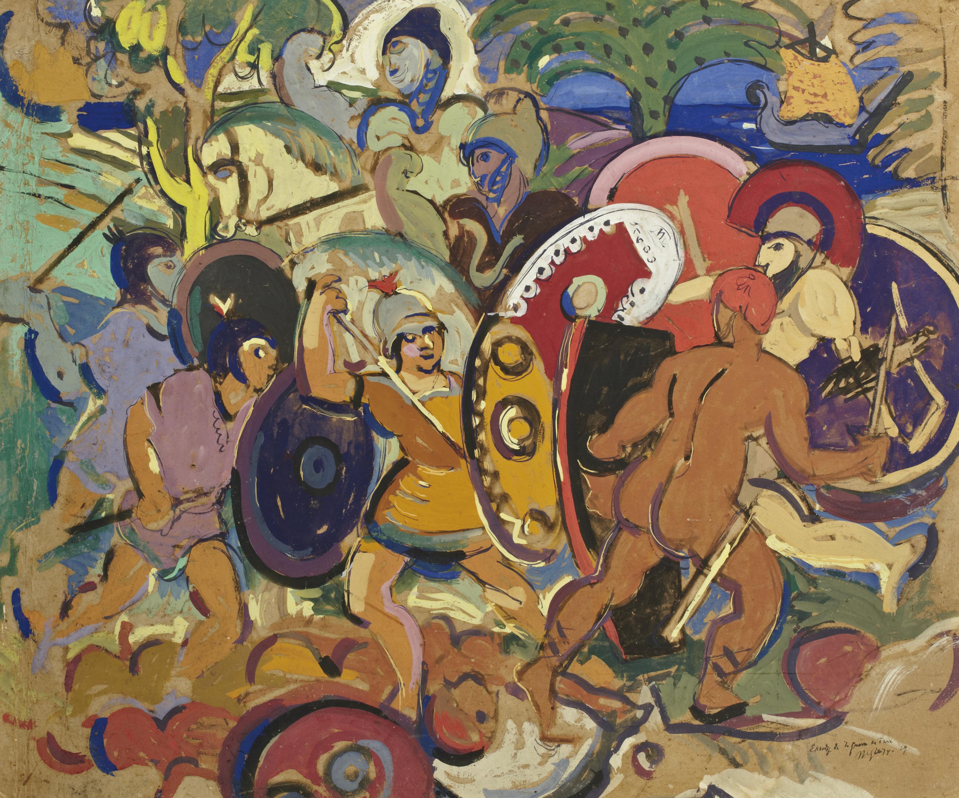 Albert Gleizes — Эпизод о войне Трои
