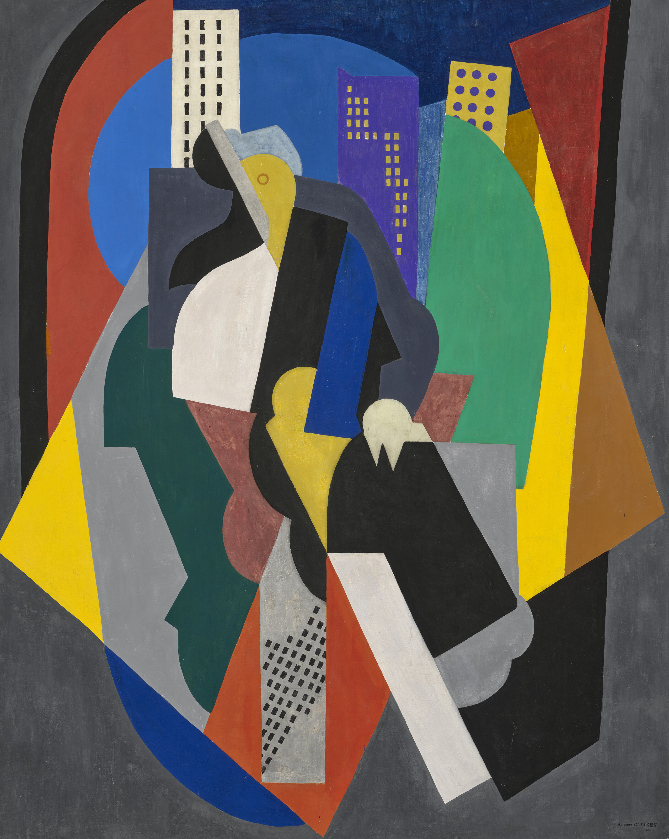 Albert Gleizes — Композиция, фигура по призванию на авансцене