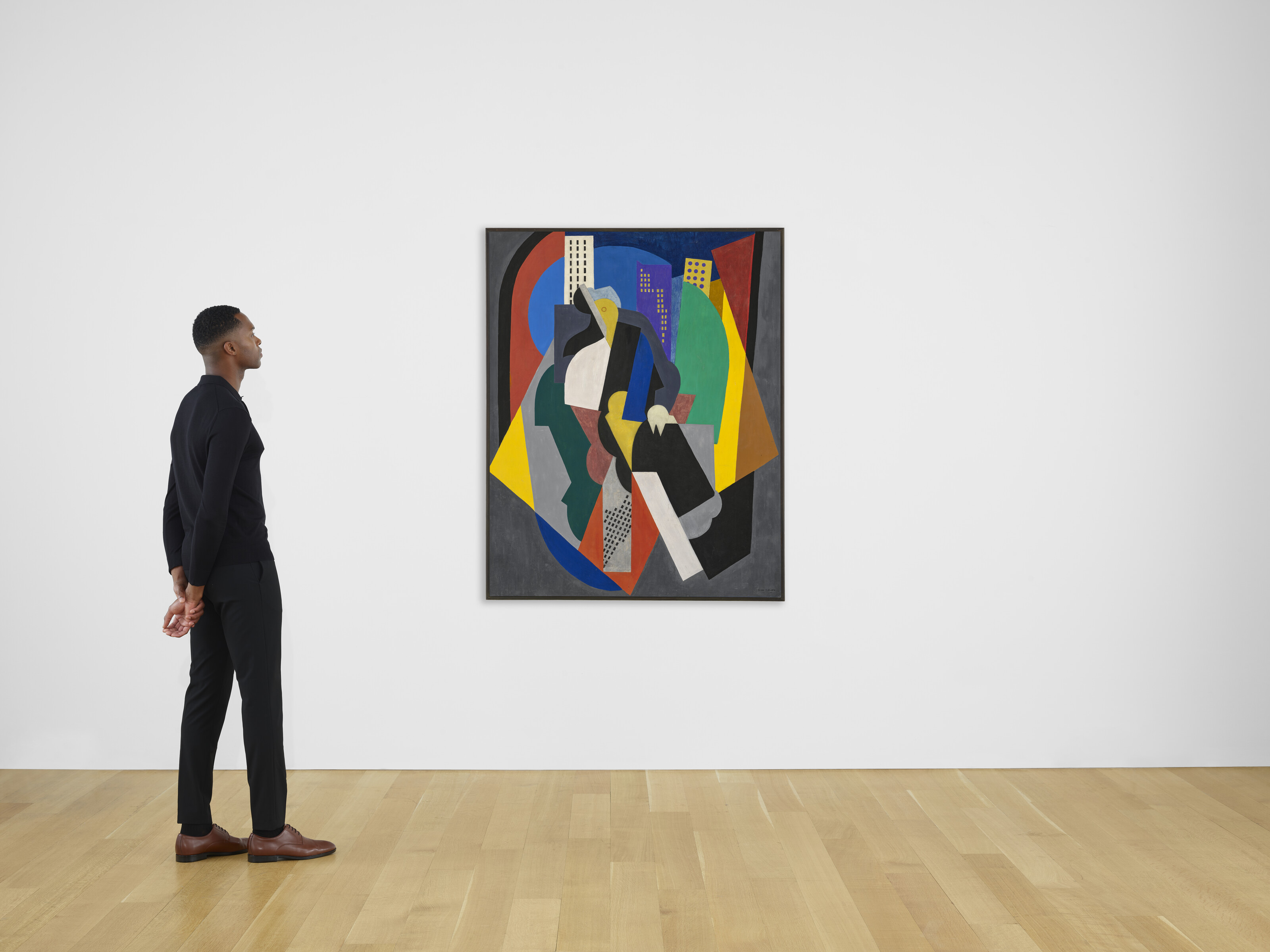 Albert Gleizes — Композиция, фигура по призванию на авансцене, изображение 5